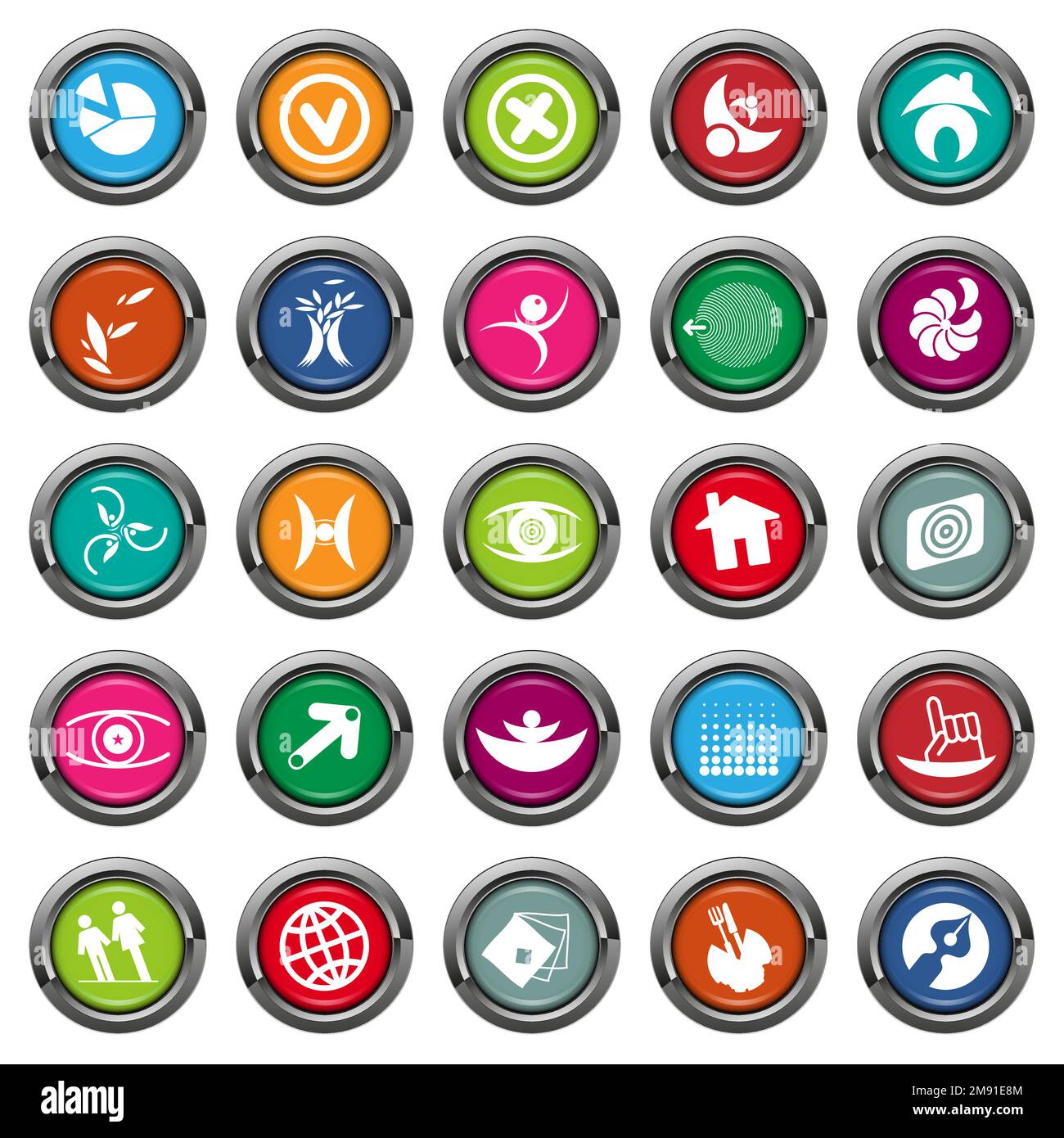 Colorful web Stock Vector Images - Alamy