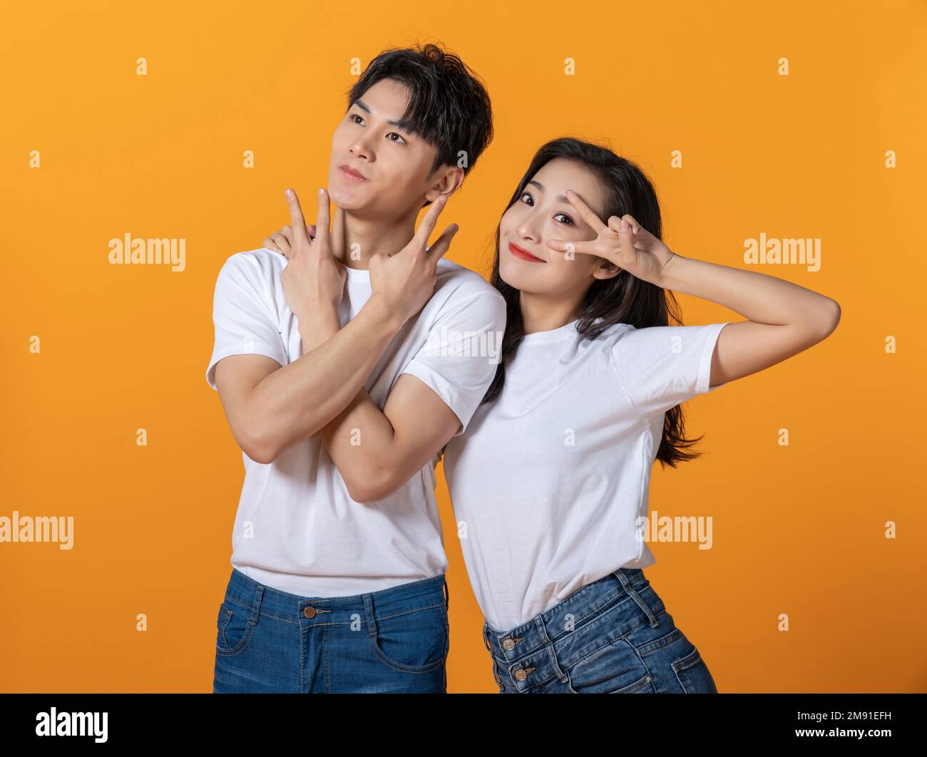 Personality young couples hi-res stock photography and images - Alamy