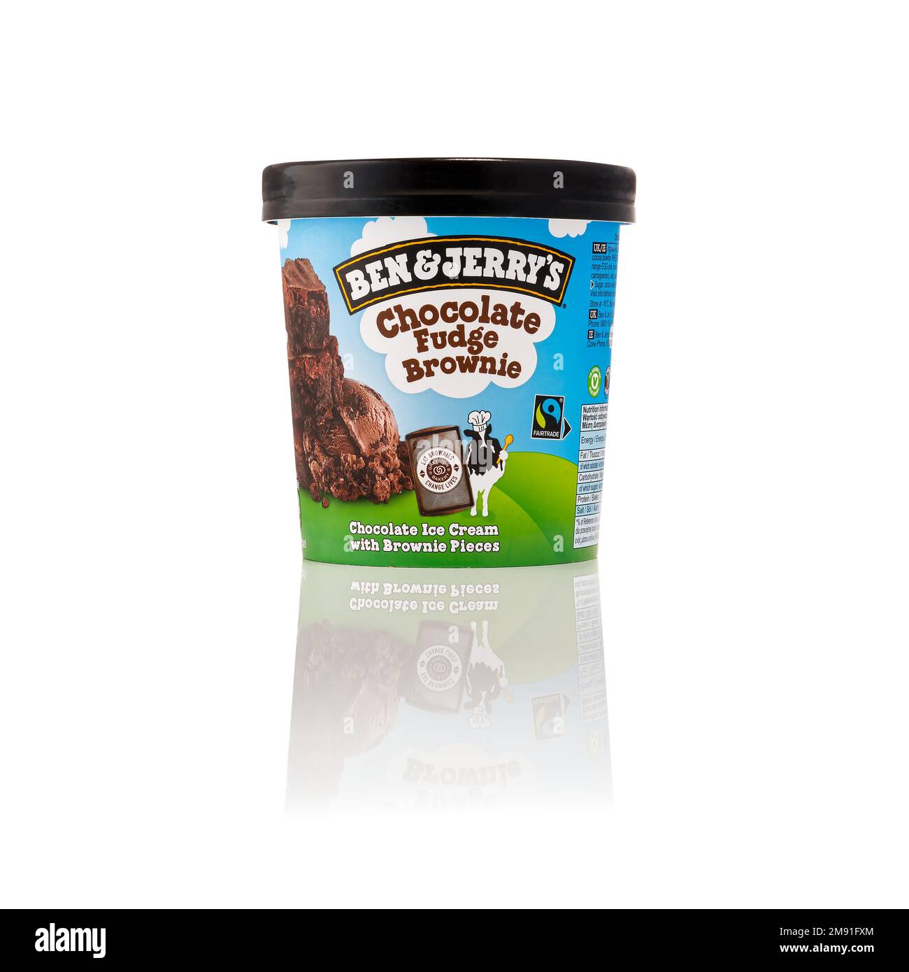 Tallinn, Estonia January 2023 Ben Jerry's Chocolate Fudge Brownie