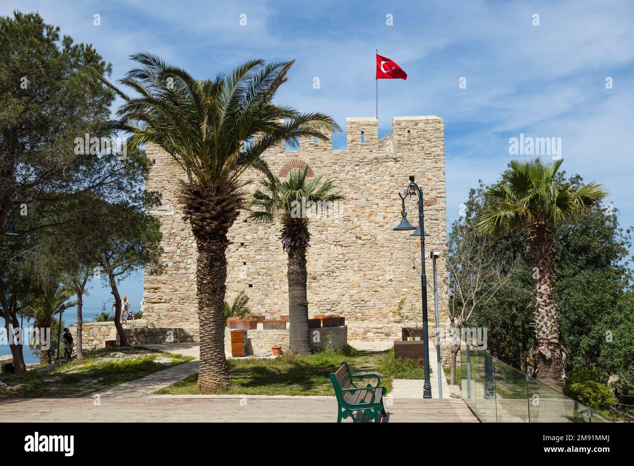 Kusadsi Castle, Turkey Stock Photo