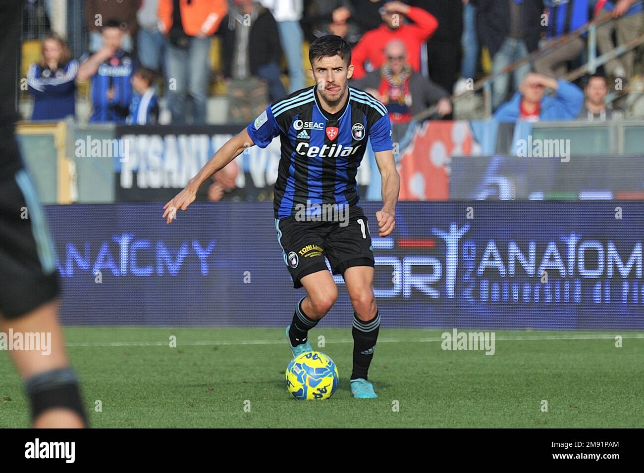 Arena Garibaldi, Pisa, Italy, January 14, 2023, Referee Mr. MAtteo  Gualtieri from Asti during AC Pisa vs AS Cittadella - Italian soccer Serie B  match Credit: Live Media Publishing Group/Alamy Live News