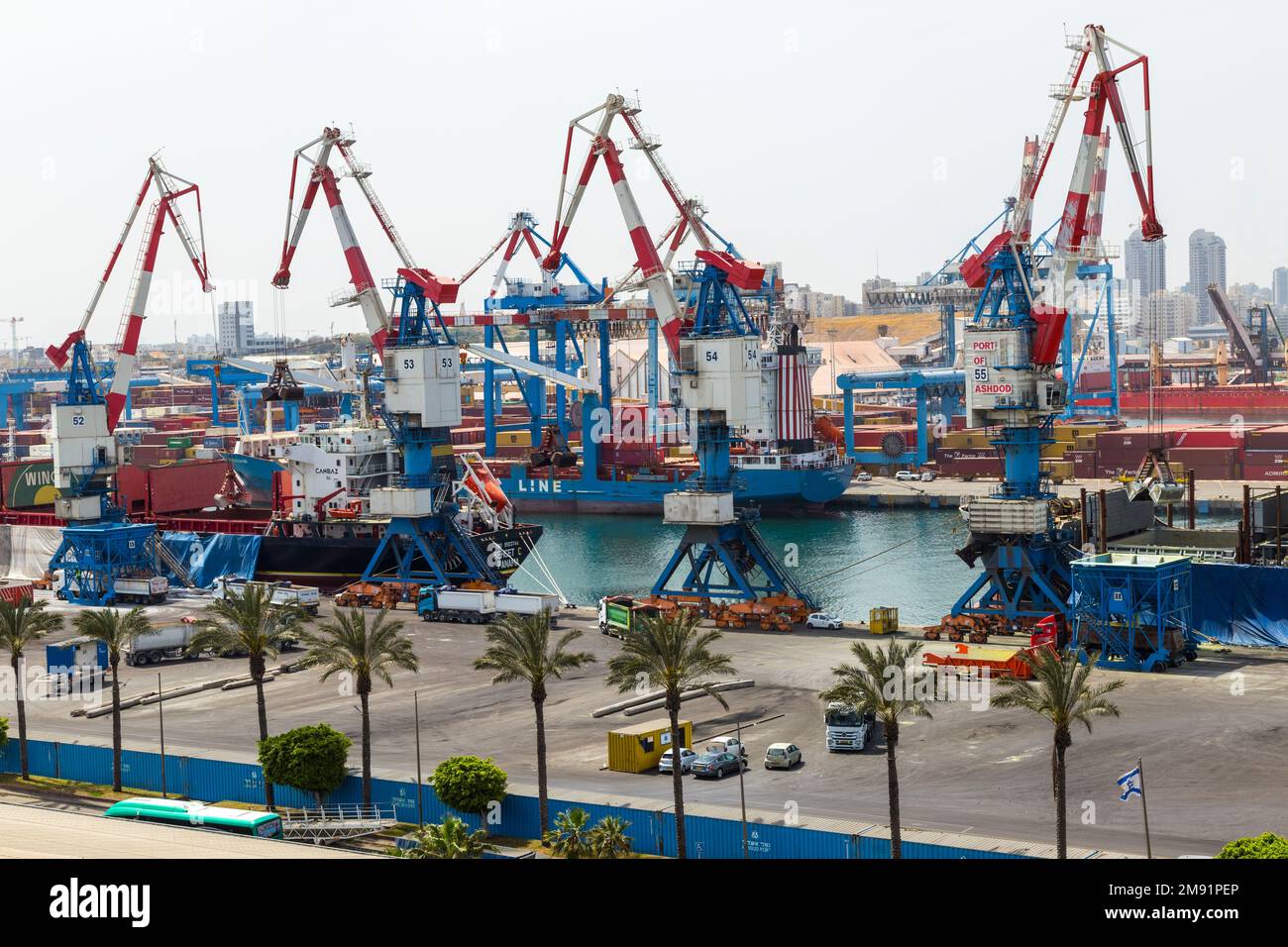 Port Of Ashdod Israel Stock Photo Alamy