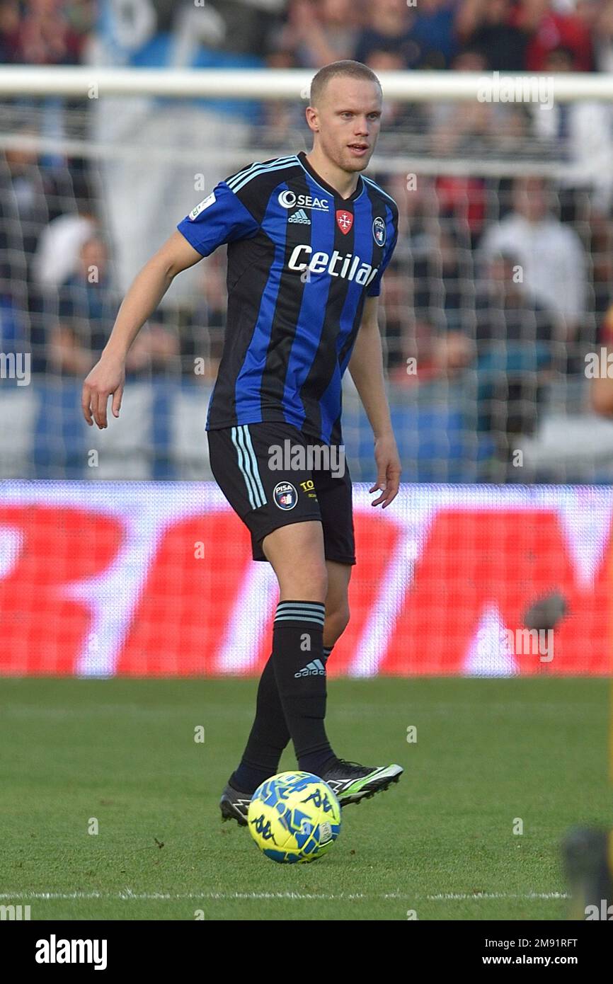 Arena Garibaldi, Pisa, Italy, January 14, 2023, Referee Mr. MAtteo  Gualtieri from Asti during AC Pisa vs AS Cittadella - Italian soccer Serie B  match Credit: Live Media Publishing Group/Alamy Live News