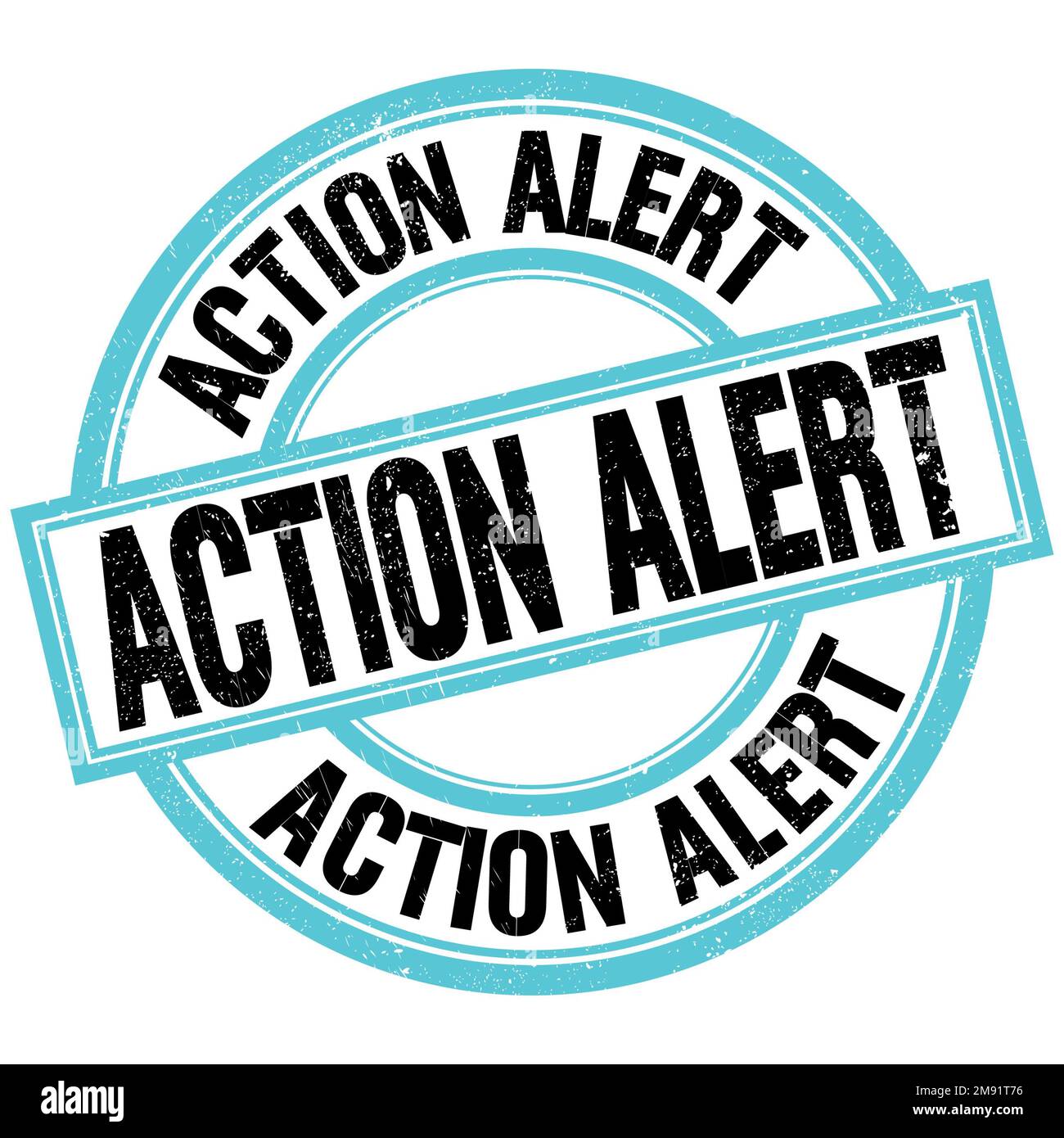 Action alert sign round hi res stock photography and images Alamy