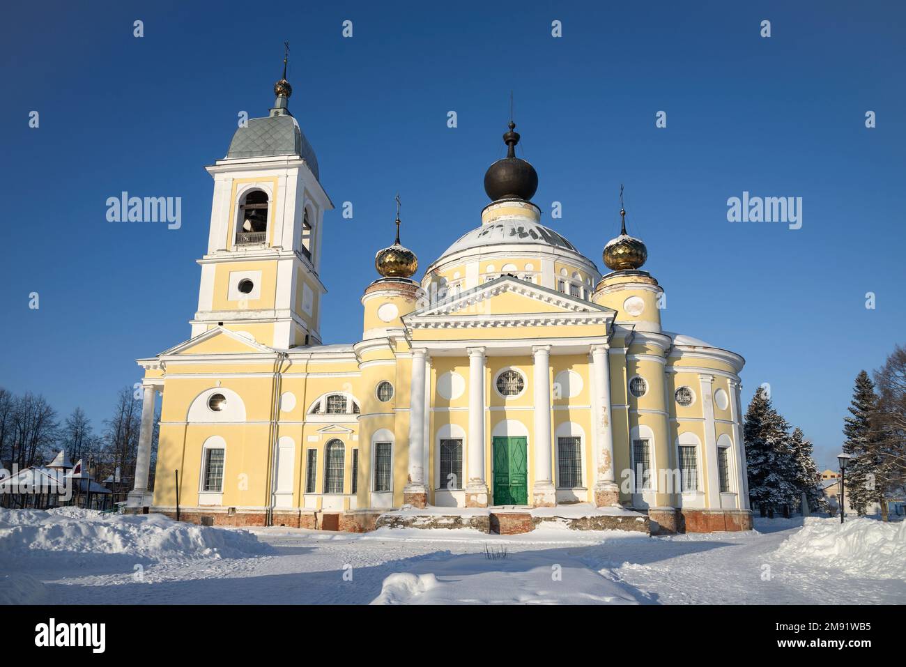 Cathedral of the Assumption of the Blessed Virgin Mary. Myshkin, Yaroslavl region, Russia Stock Photo