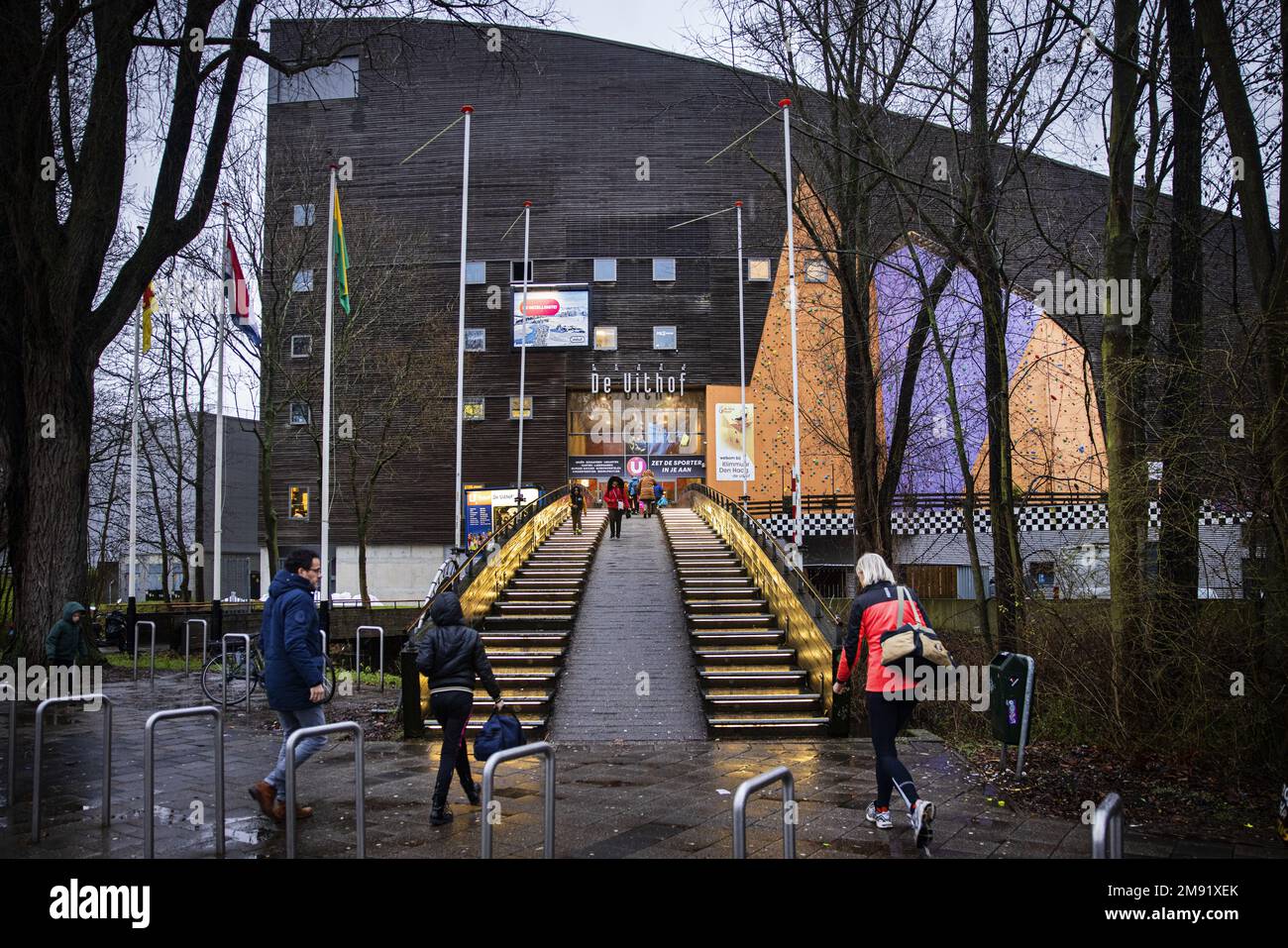 THE HAGUE Sportcentrum de Uithof. The sports center, which also includes a snow hall and an