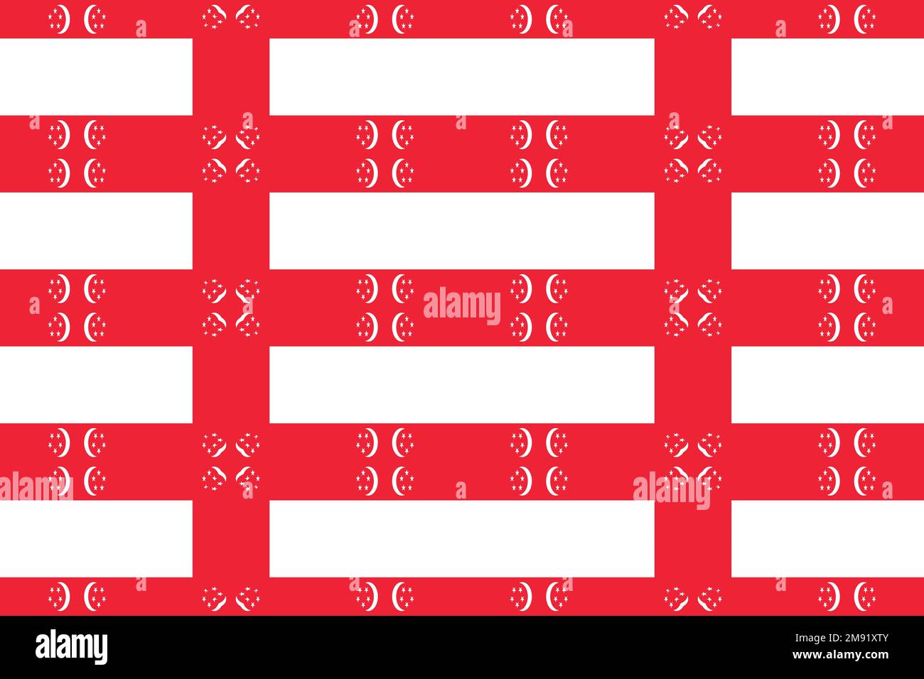 Sg Sign Pattern Geometric pattern in the colors of the national flag of Singapore. The ...