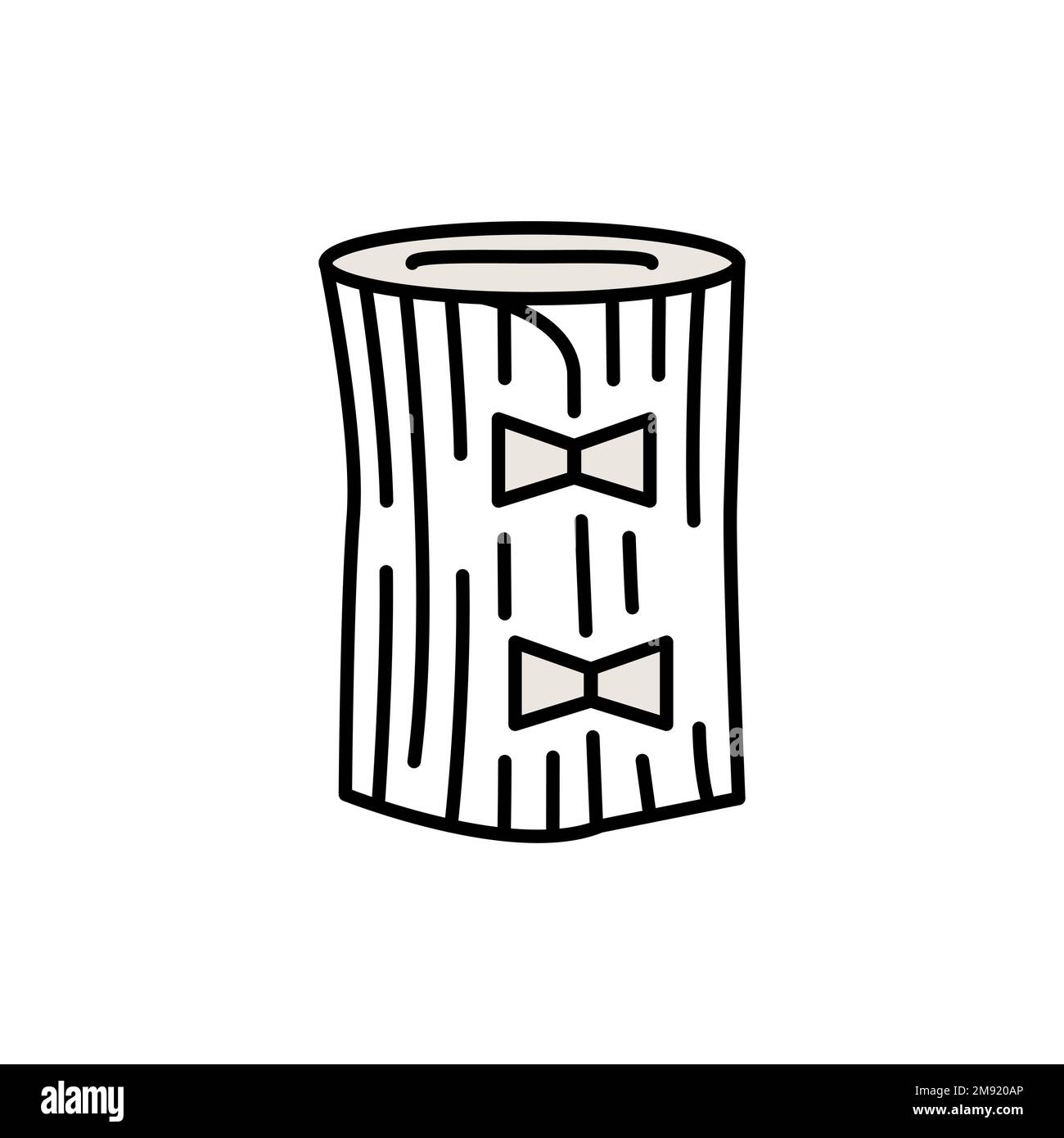 Roller bandage color line icon. First aid. Medical help Stock Vector