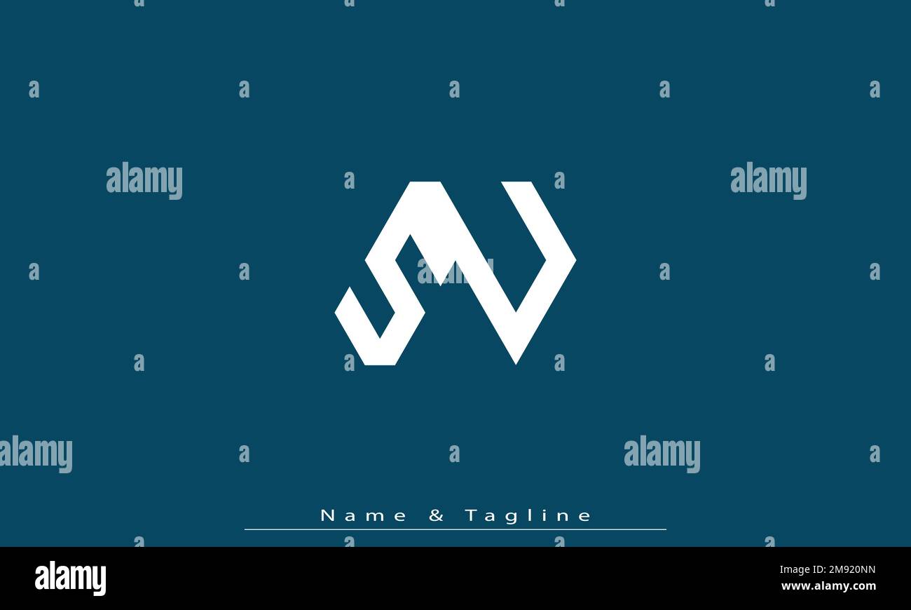 Alphabet letters Initials Monogram logo SU , US Stock Vector