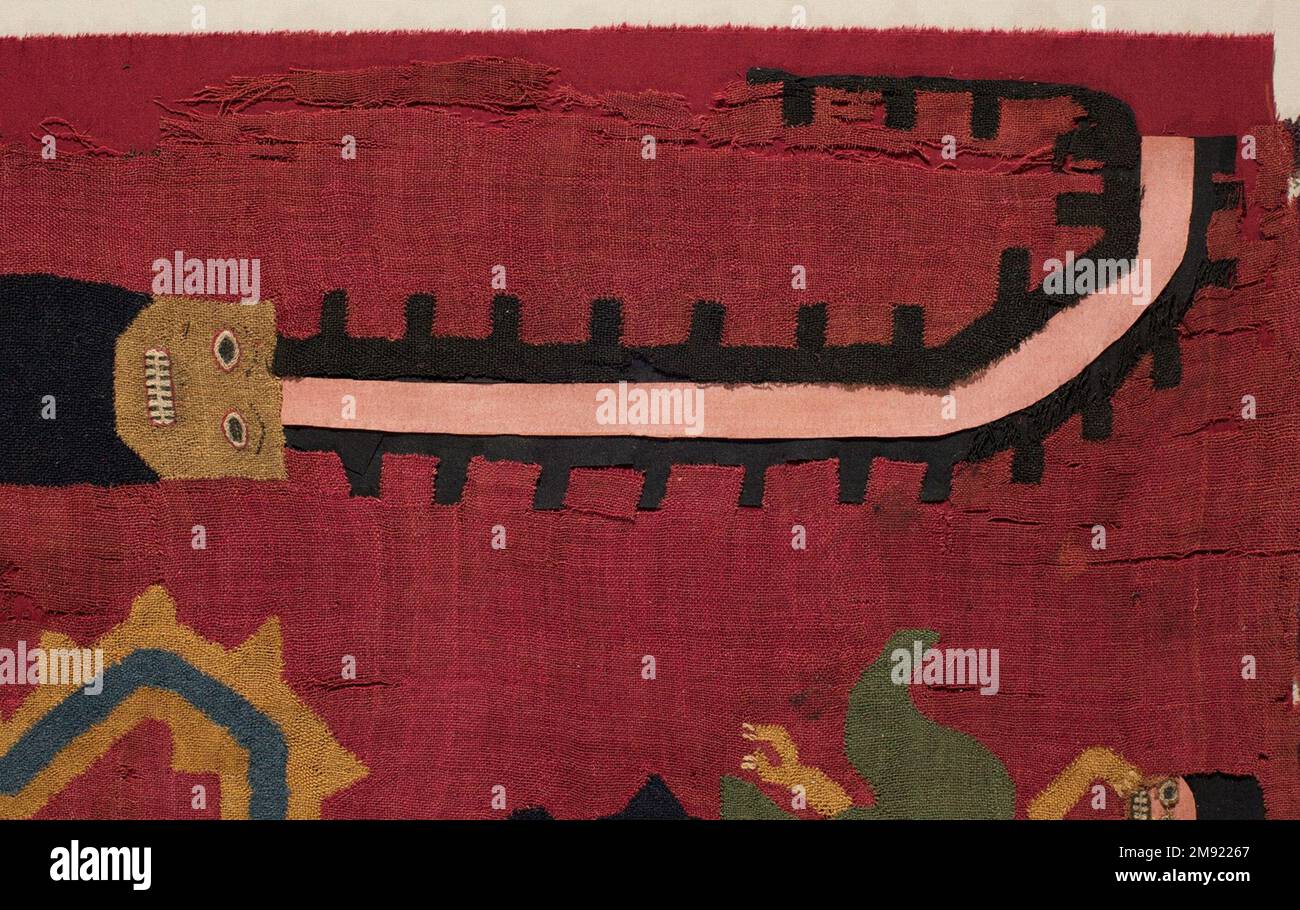 Poncho or Tunic Nasca. Poncho or Tunic, 100-200 C.E. Camelid fiber, 74 ...