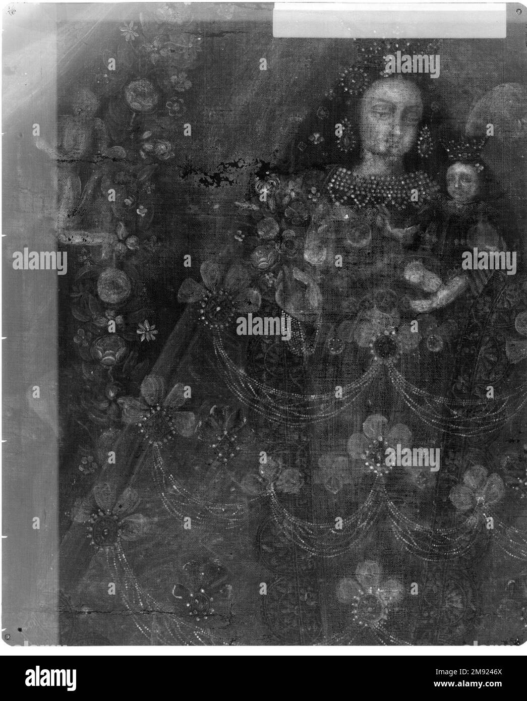 Virgin of Pomata with St. Nicholas Tolentino and St. Rose of Lima