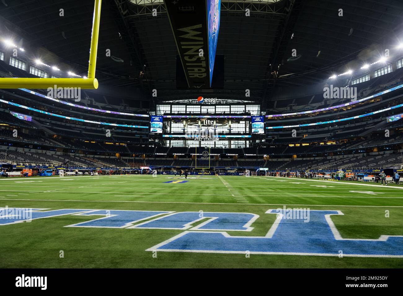 A view from the south end zone before the start of the 87th Goodyear