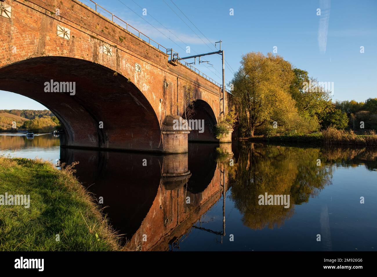 Gatehampton Viaduct, Goring-on-Thames, Oxfordshire Stock Photo