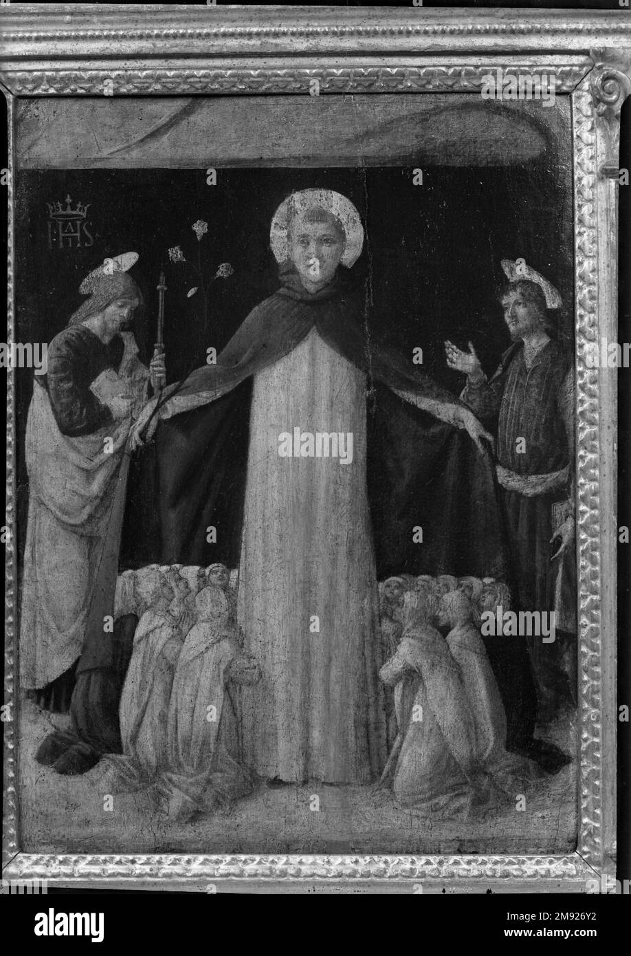 Christ on the Cross Adored by Saints Thomas Aquinas and Catherine of ...