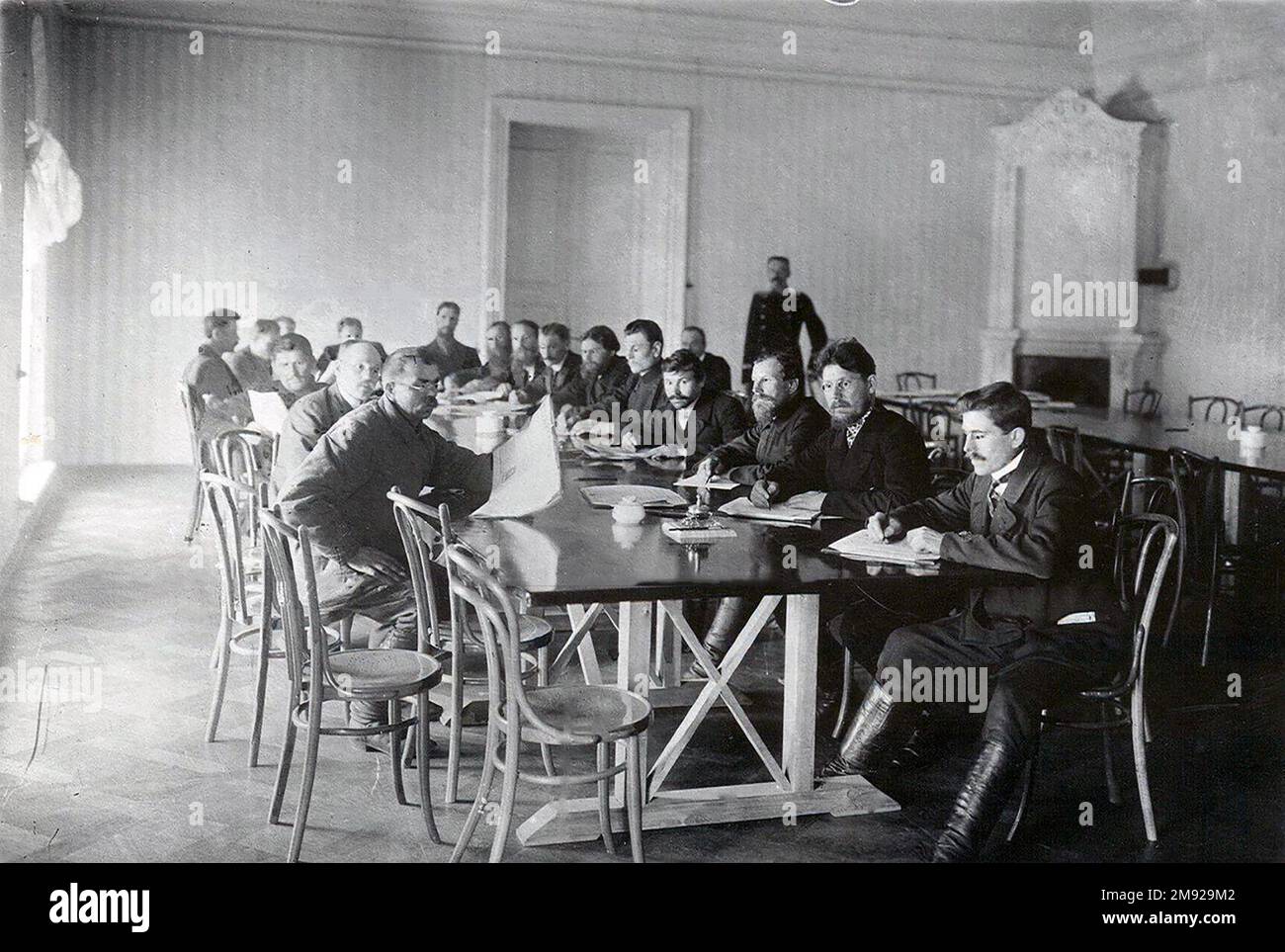 Deputies of the Fourth State Duma at work ca.  before 1917 Stock Photo