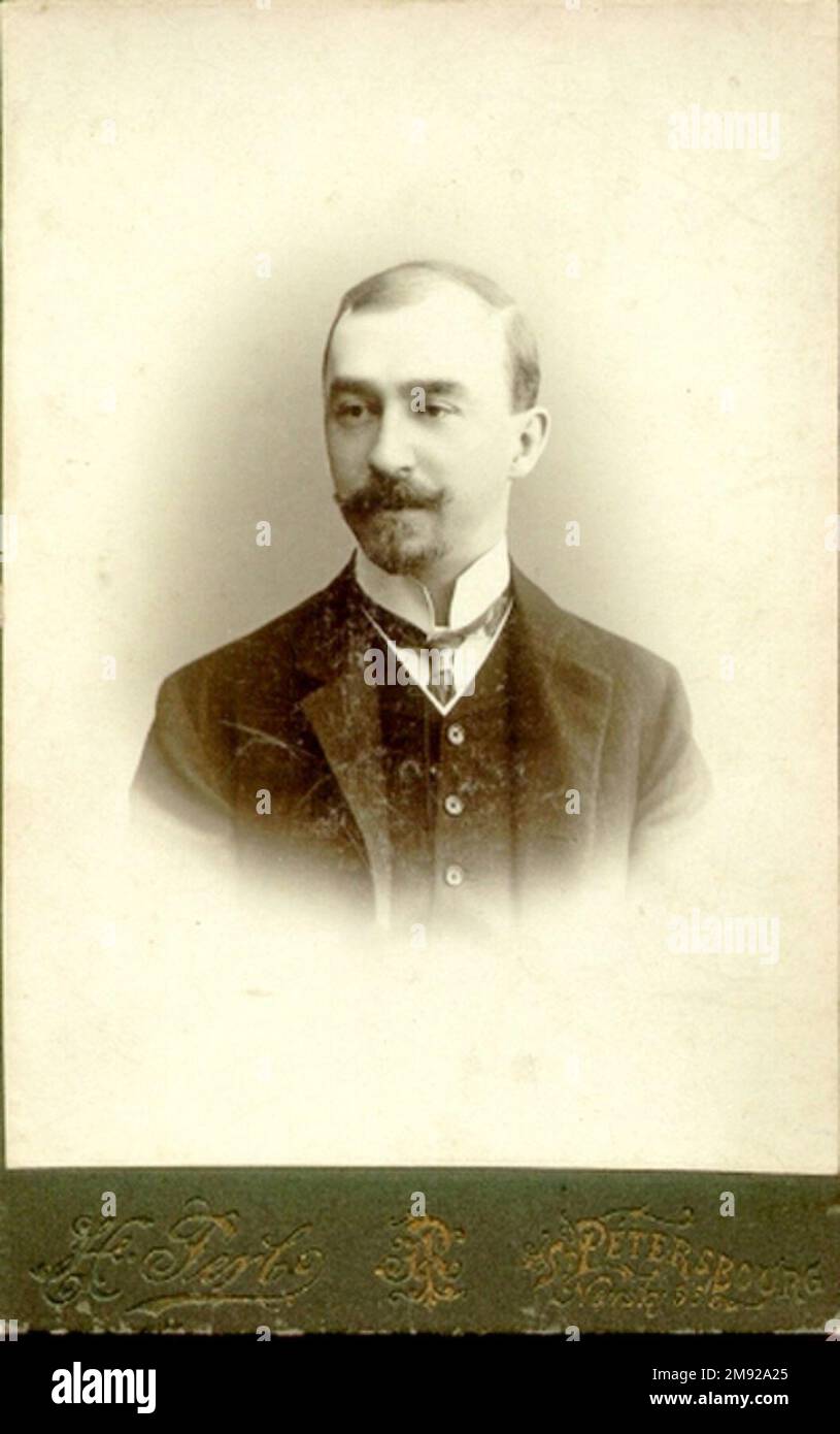 Konstantin Fedorovich Nekrasov, a member of the first Russian State Duma ca.  1906 Stock Photo