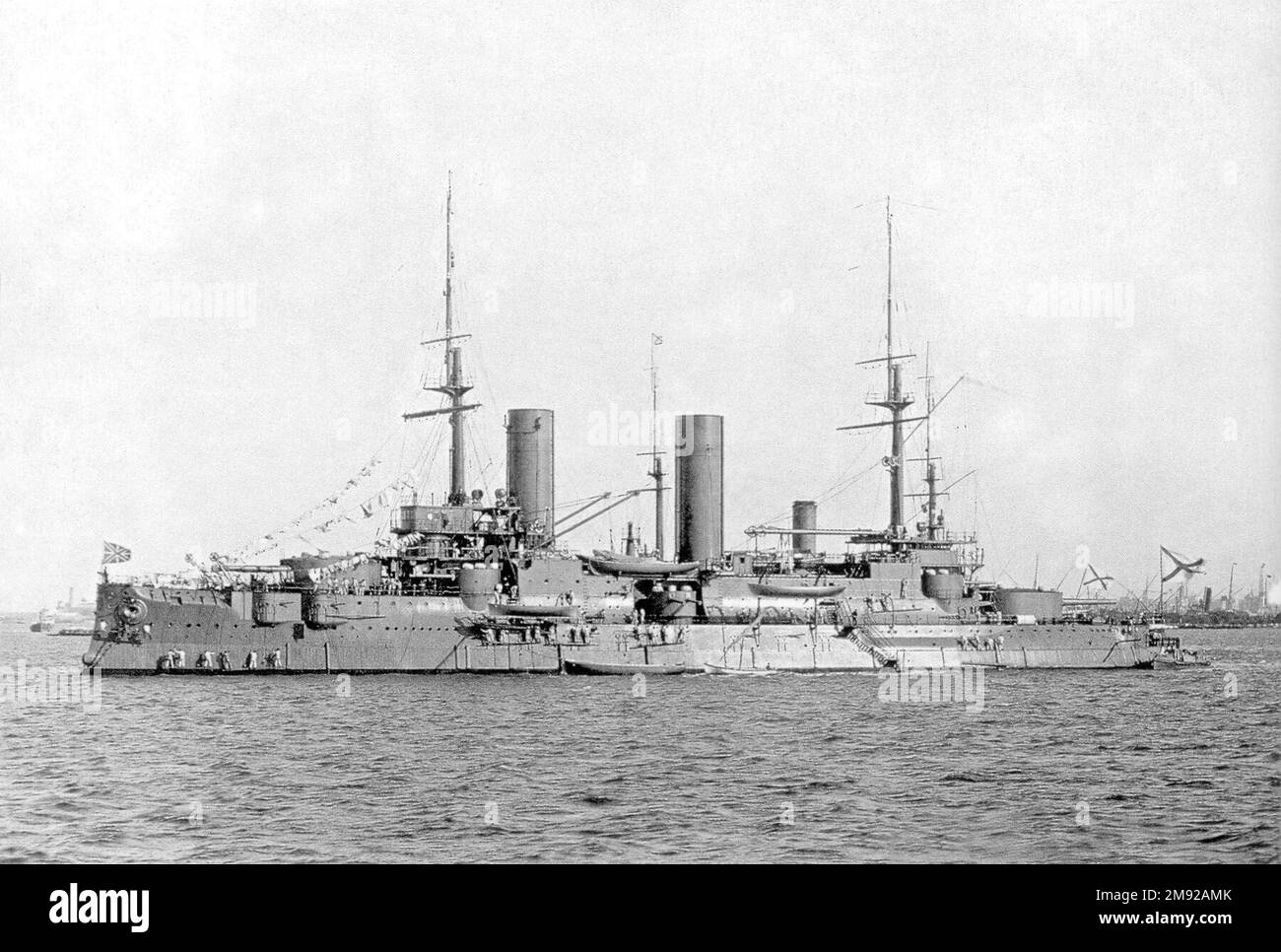 Imperial Russian Battleship Slava In Kronstadt Ca. 1910 Stock Photo - Alamy