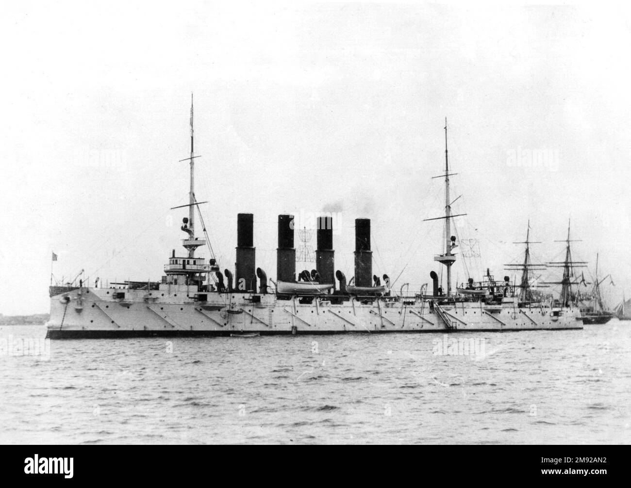 Imperial Russian cruiser Varyag ca. 1901 Stock Photo Alamy