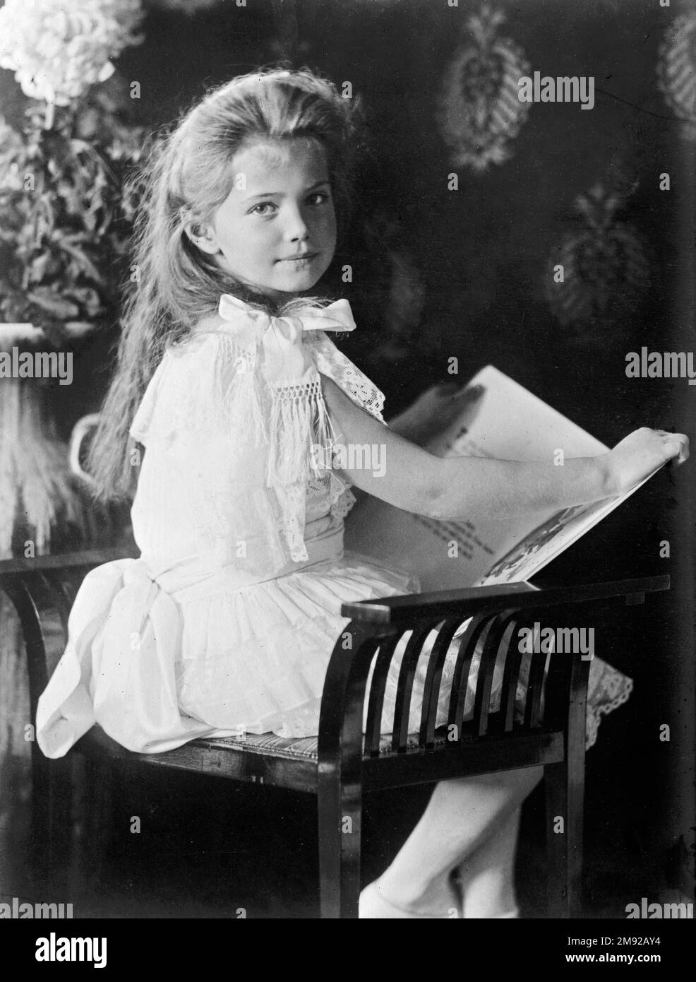 Grand Duchess Maria Nikolaevna of Russia (1899-1918) in 1906 Stock Photo