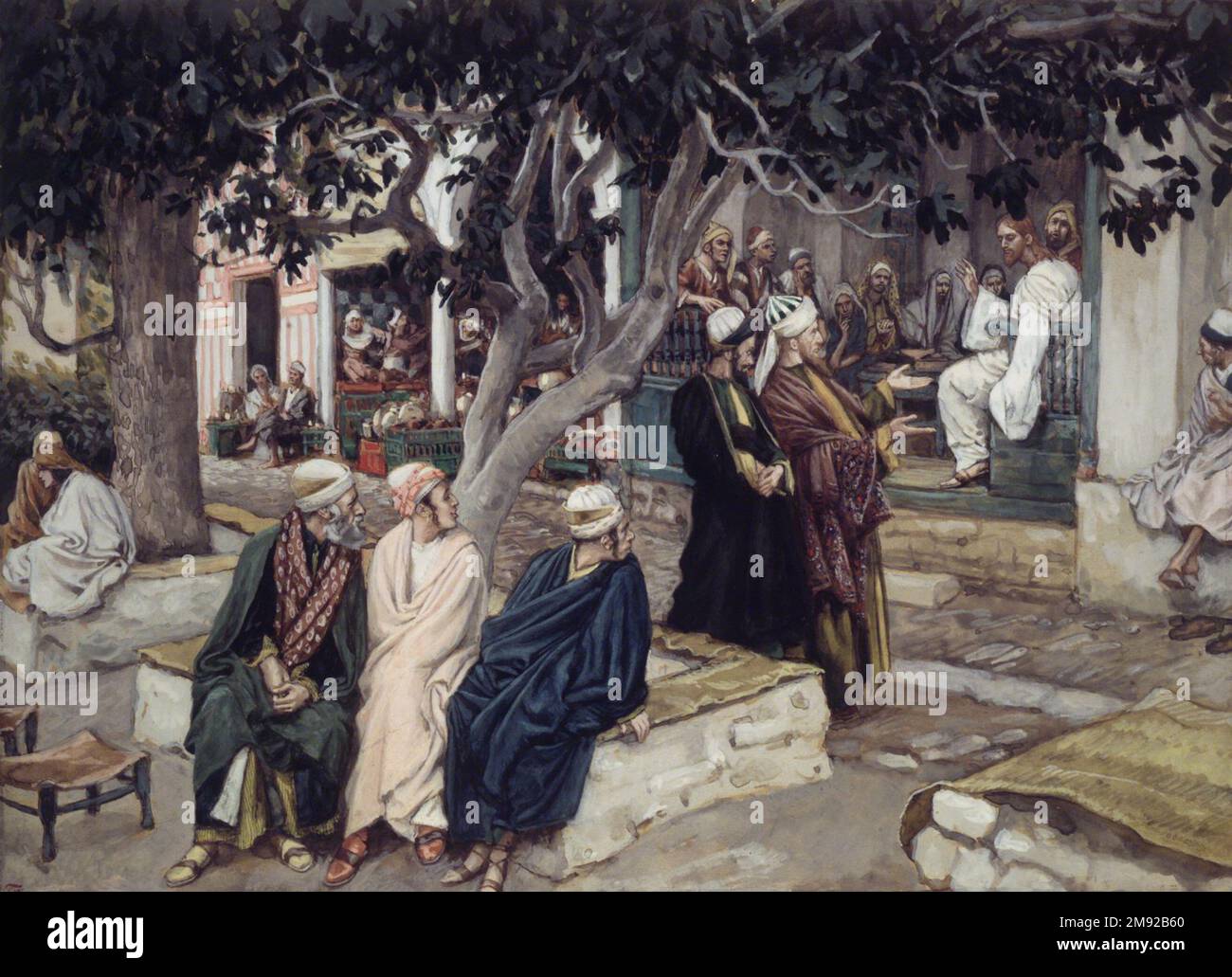the-meal-in-the-house-of-matthew-le-repas-chez-mathieu-james-tissot
