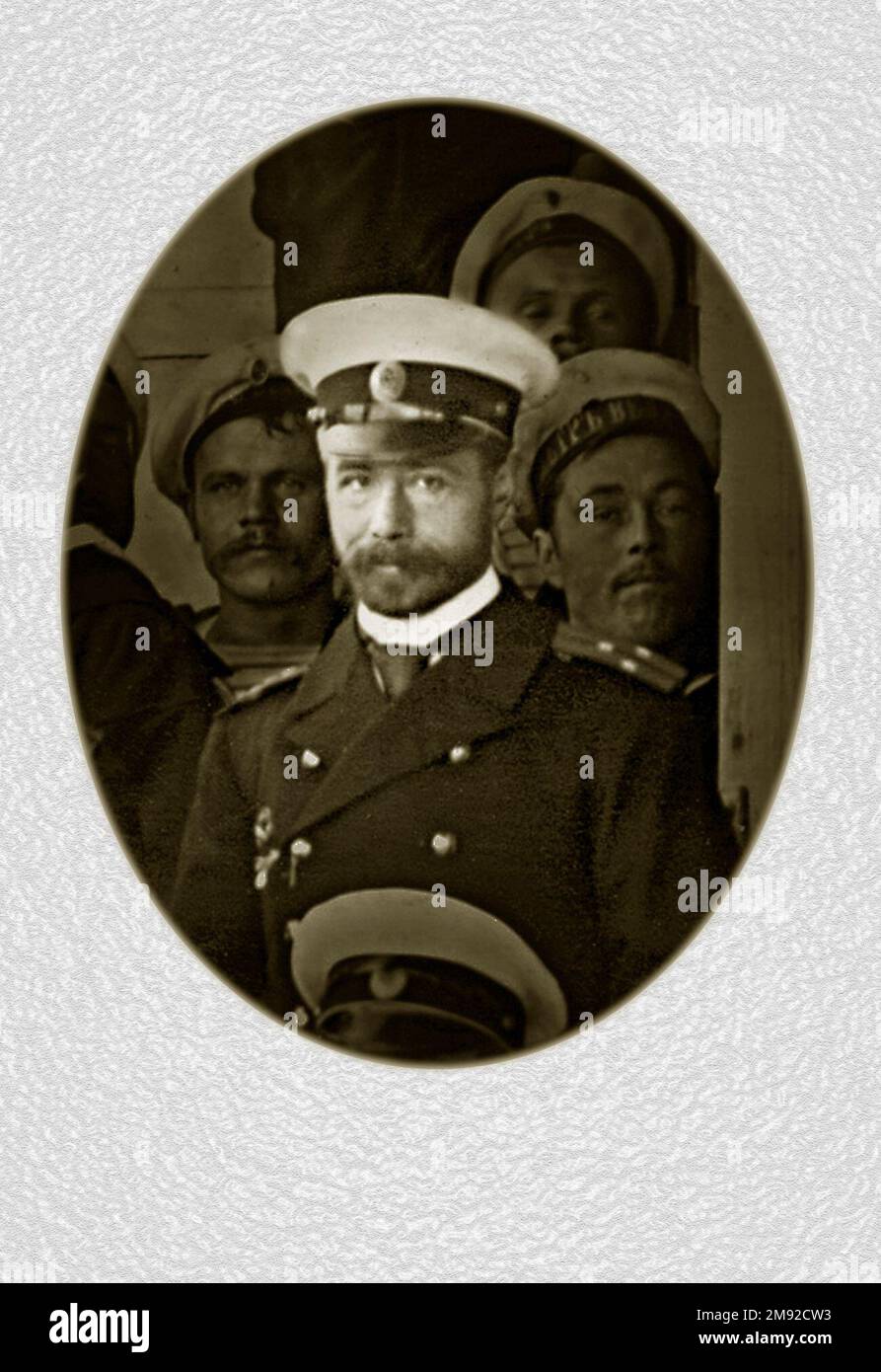 Lieutenant Konstantin Fedorovich von Schulz ca.  1897 Stock Photo