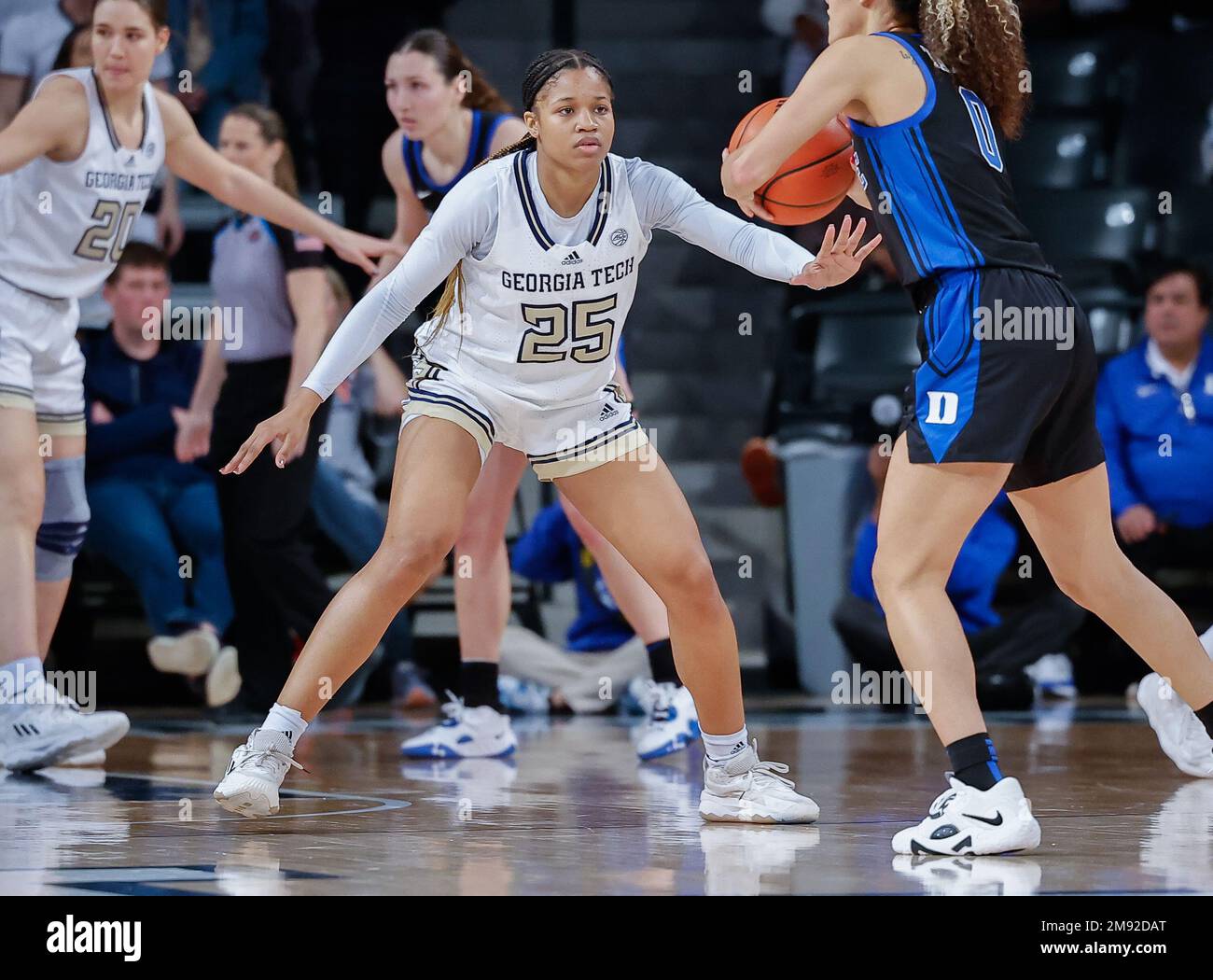 Atlanta Georgia 15th Jan 2023 Georgia Tech s Kara Dunn 25 On