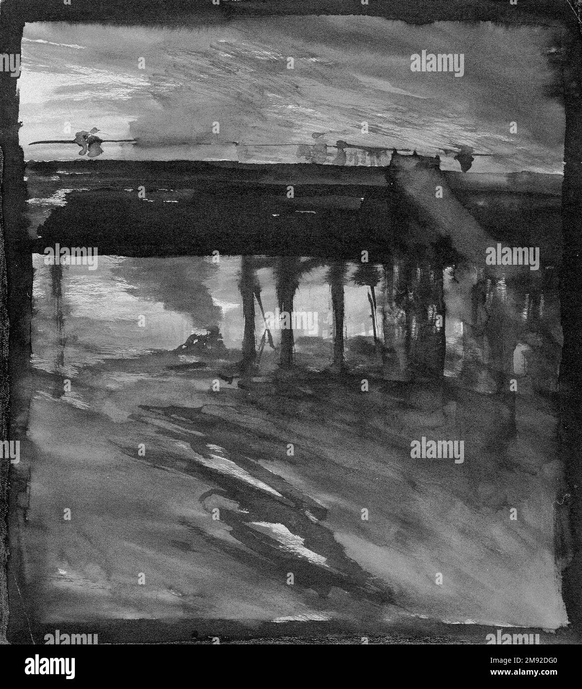 Ink wash drawing Black and White Stock Photos & Images Alamy