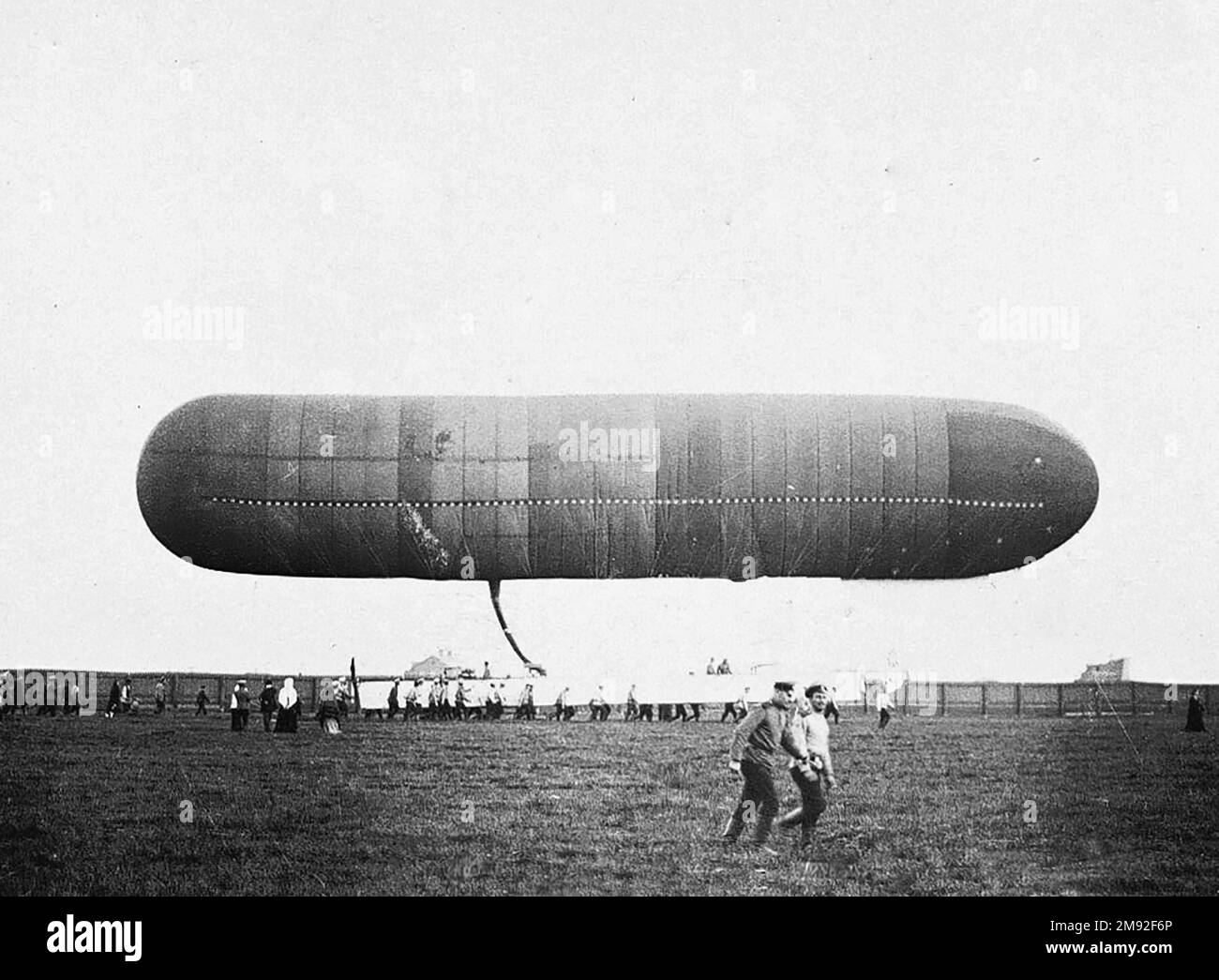 Soviet Dirigible Airship of the Russian Empire Training ca. 1908 or 1909 Stock Photo - Alamy