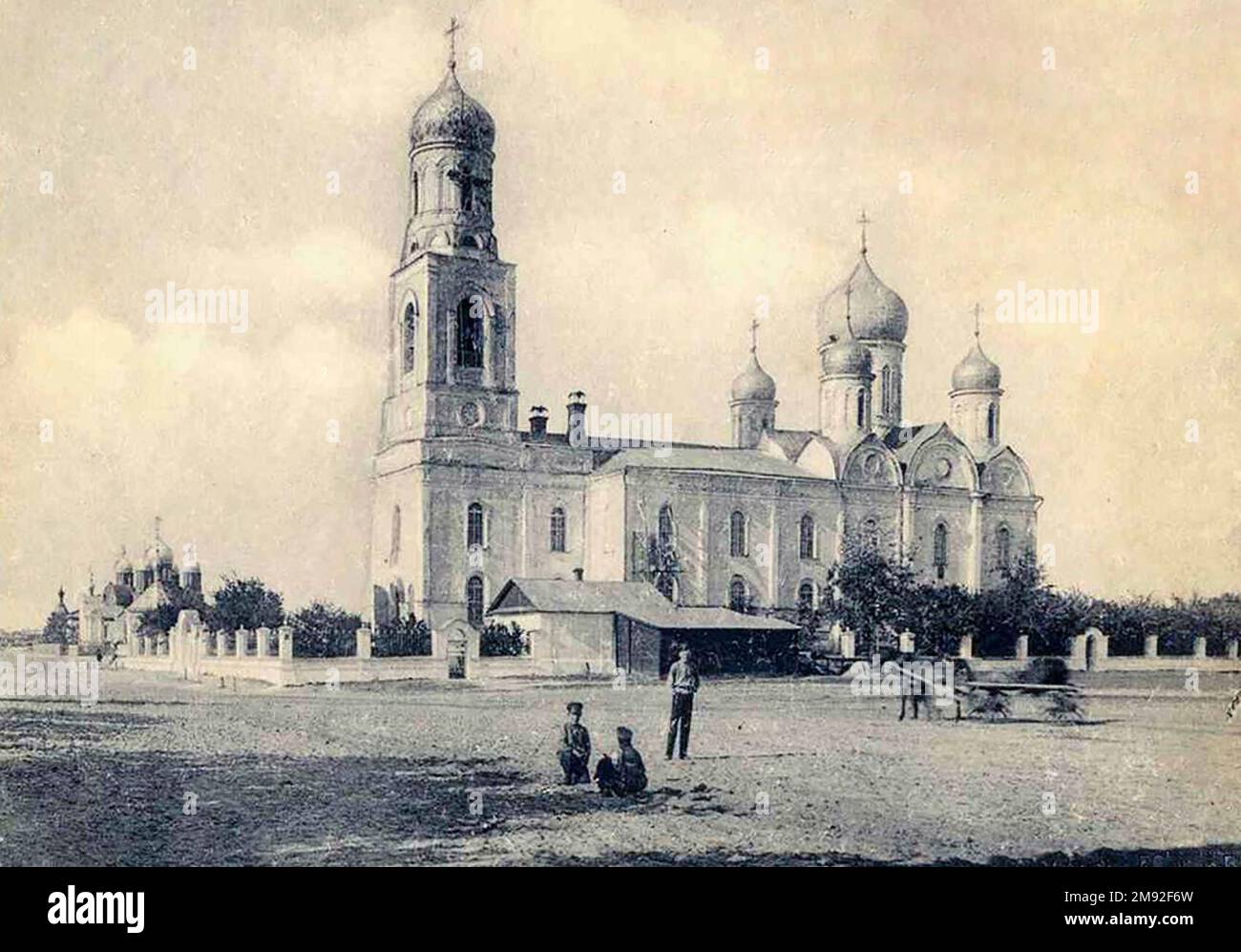 Don Cossack Region, Khoper District, Uryupinskaya village, Church of the Nativity. ca.  before 1917 Stock Photo