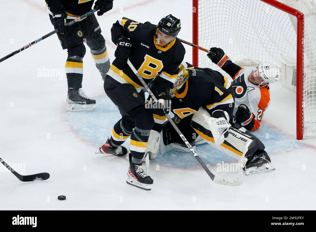 Boston Bruins' A.J. Greer during the second period of an NHL