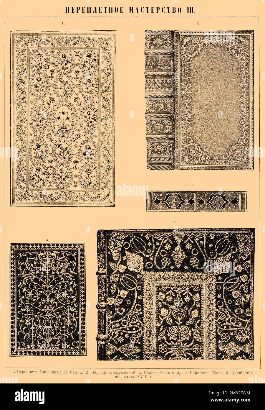 Bookbinding Illustration from Brockhaus and Efron Encyclopedic