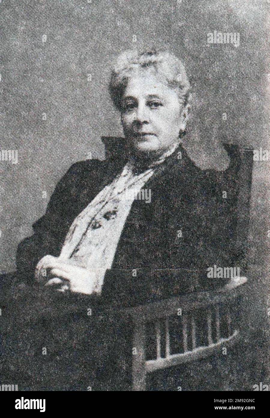 Maria Vladimirovna Kiseleva; children's writer and prose writer ca. 1900 Stock Photo