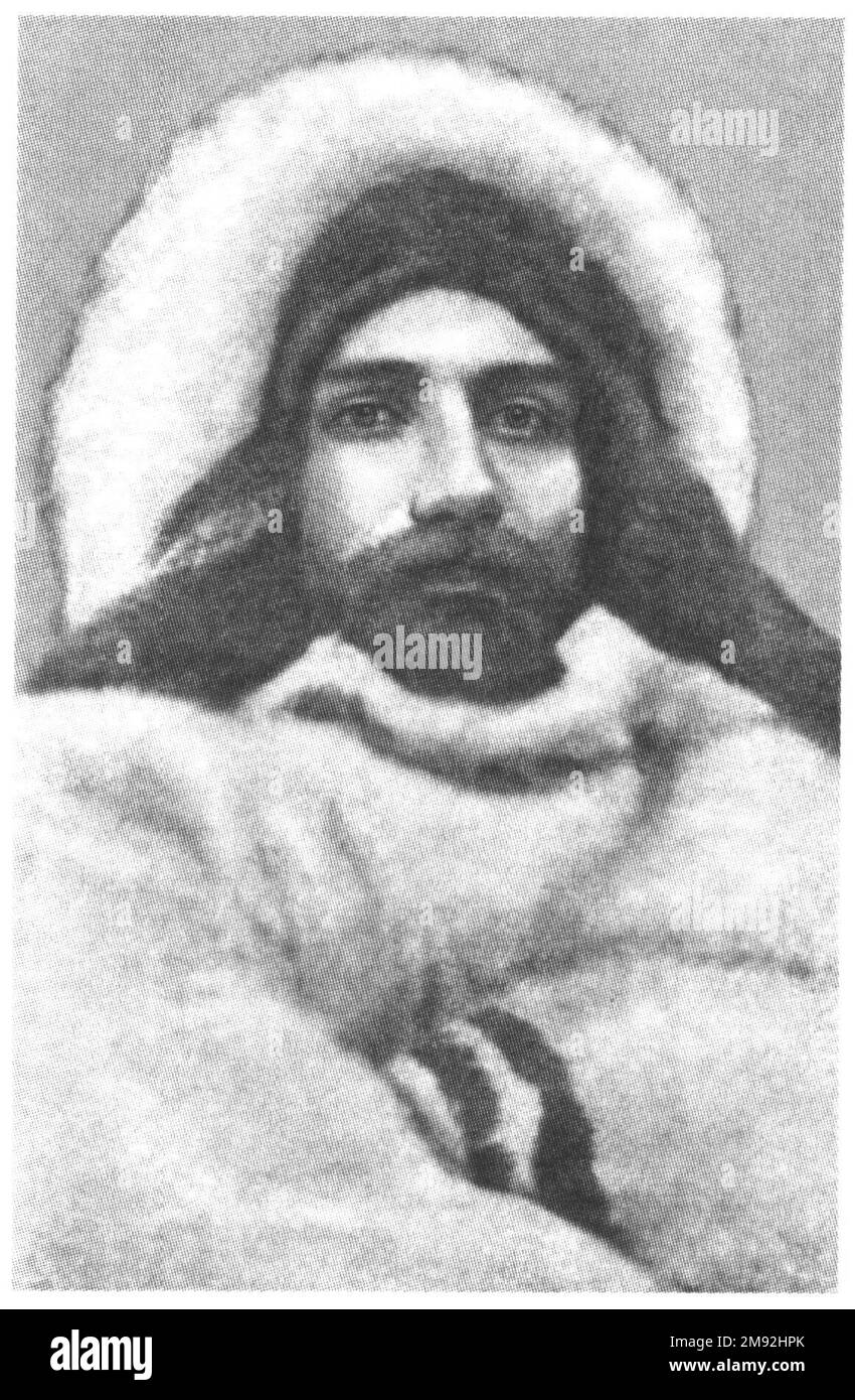 Kolchak during the first wintering near the Taimyr Peninsula ca.  1900/1901 Stock Photo