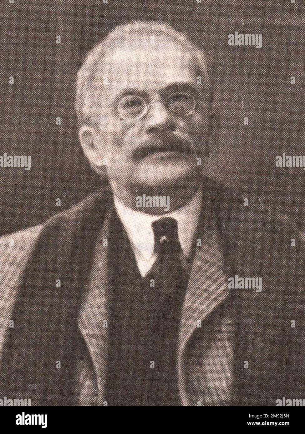 Vladimir Pimenovich Krymov; prose writer and journalist. ca. 1915 Stock Photo