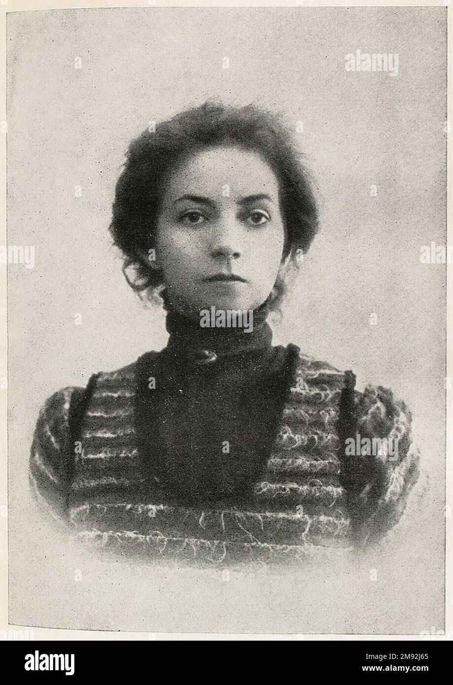Russian actress and theater manager Vera Fedorovna Komissarzhevskaya ...