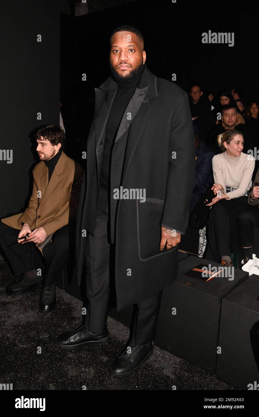 Milan, Italy. 16th Jan, 2023. Milan, Men Fashion Week, Fall Winter 2023