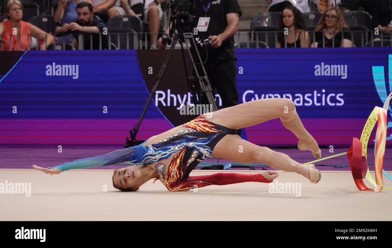 Rhythmic Gymnastics FIG World Challenge Cup 2022 (Cluj Napoca) Stock Photo