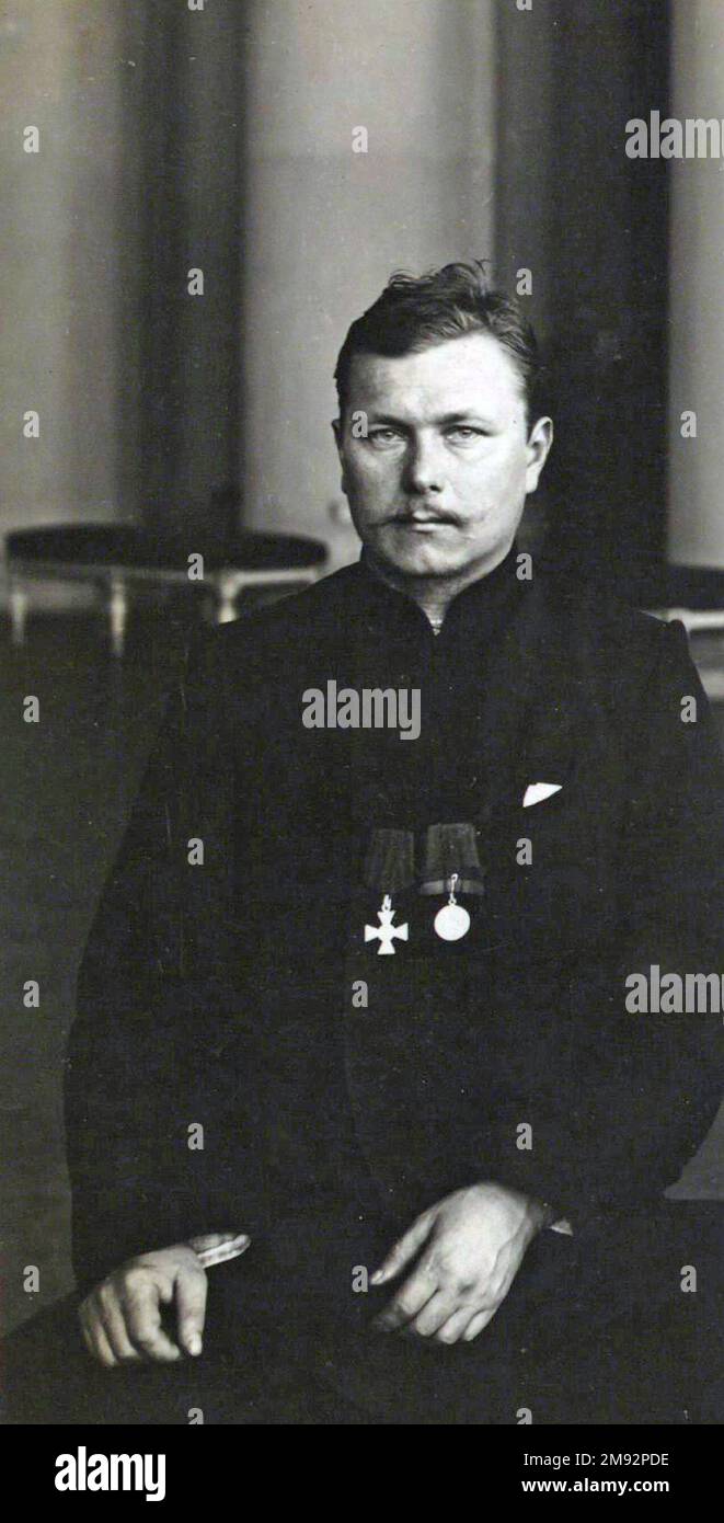 Mikhail Fedorovich Demidyuk ca.  1907 Stock Photo
