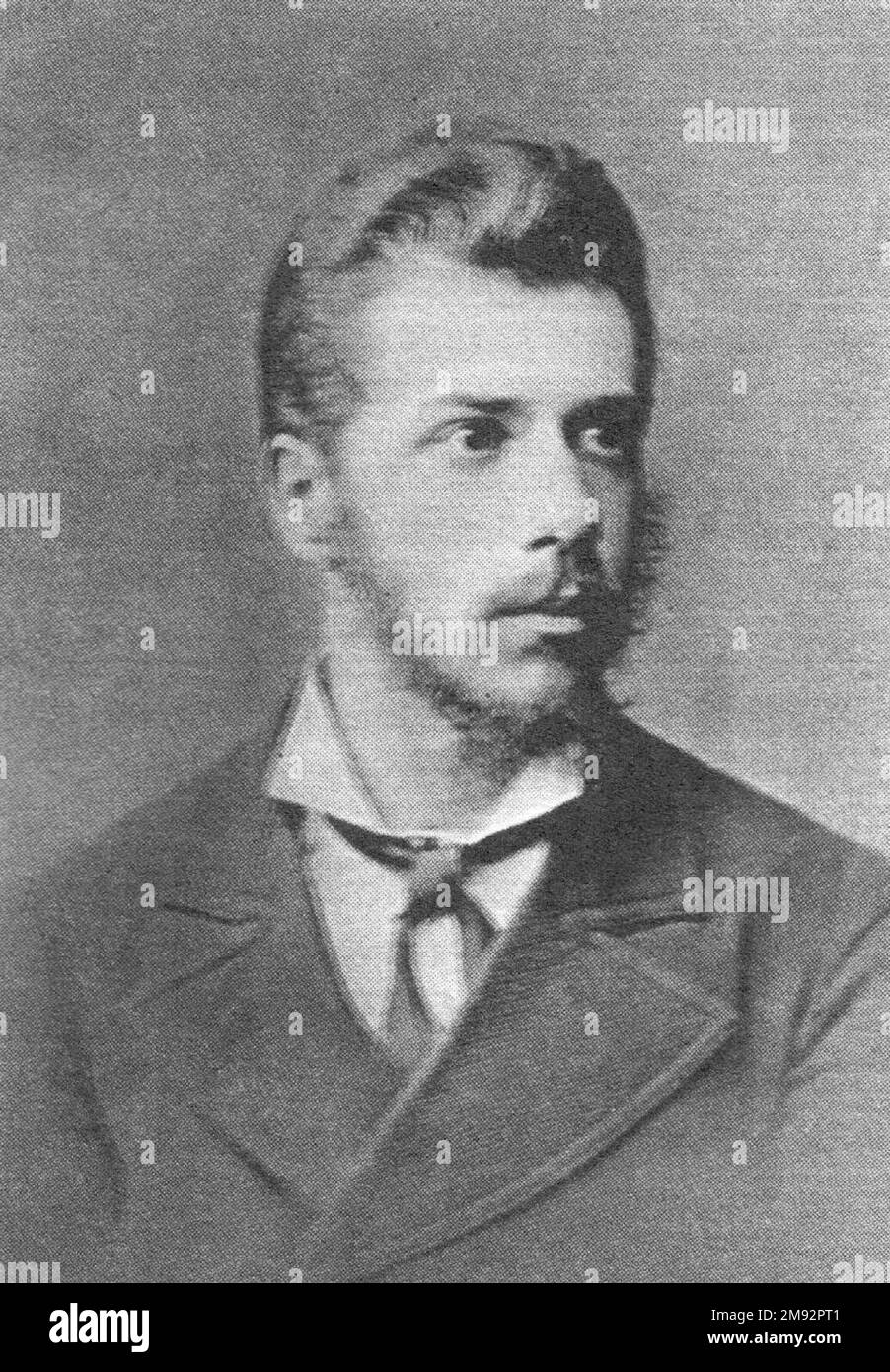 Alexander Nikolayevich Chernyshevsky; prose writer and author of poetry ca. 1885 Stock Photo