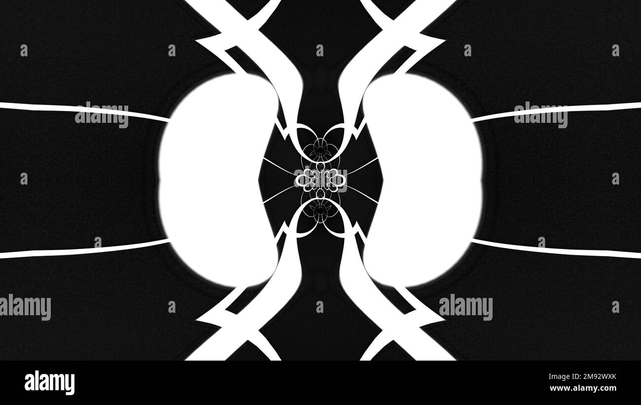 Kaleida lines. Computer generated 3d render Stock Photo Alamy