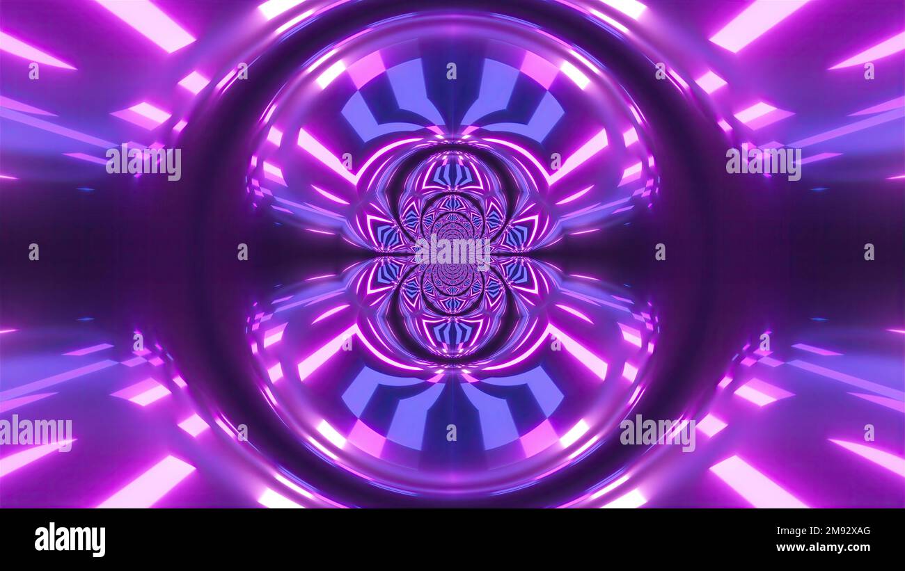 Neon lights. Computer generated 3d render Stock Photo - Alamy