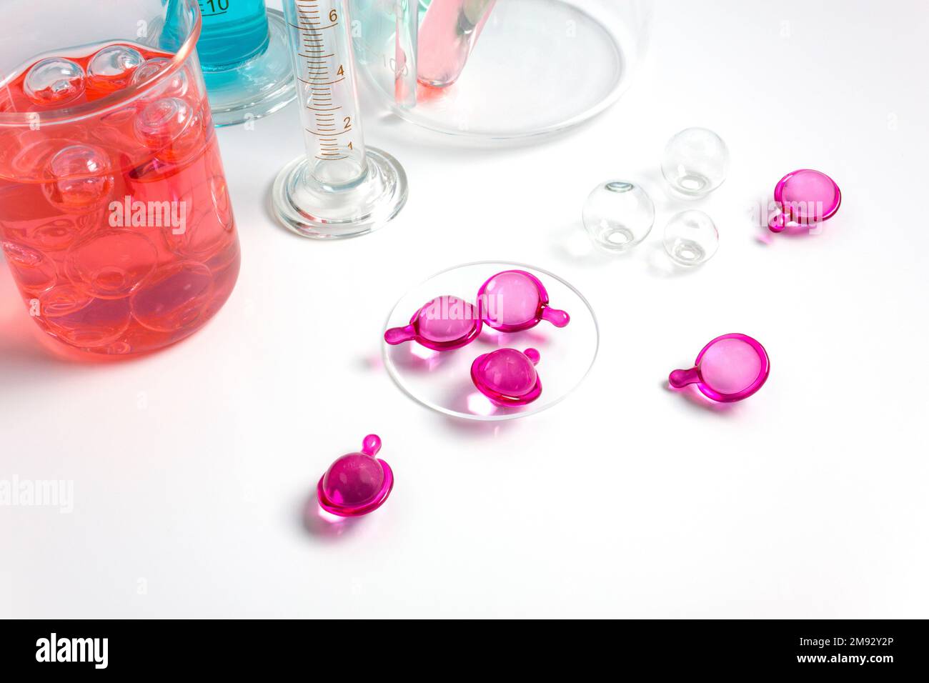 Serum capsules for healthy skin. Skin care and supplements for clear