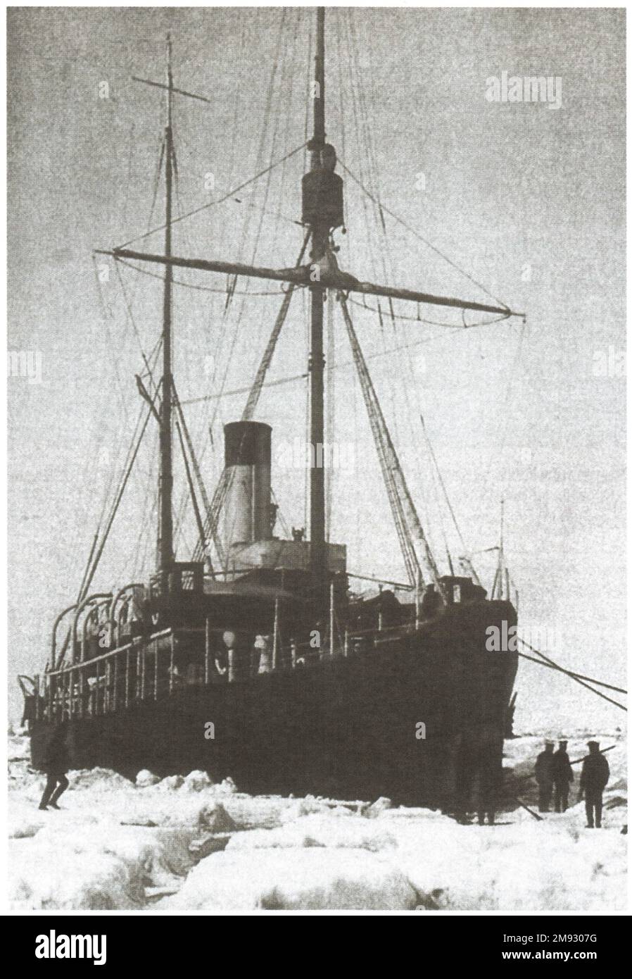 Icebreaker Vaigach, on which A.V. Kolchak sailed through the southern seas to the Arctic in 1909-1910 Stock Photo