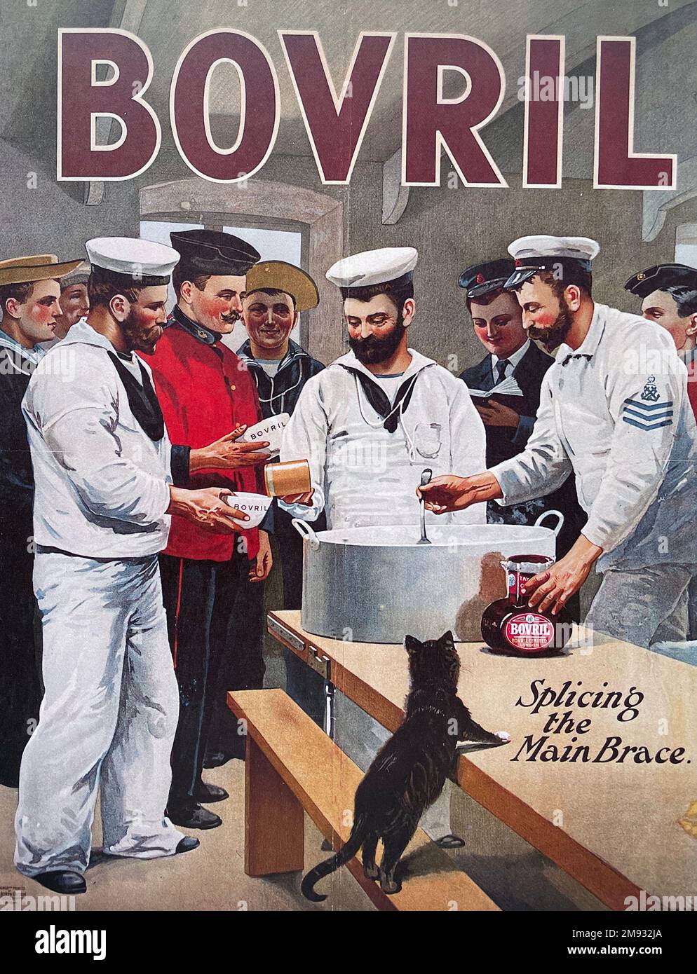 BOVRIL ADVERT about 1902 Stock Photo