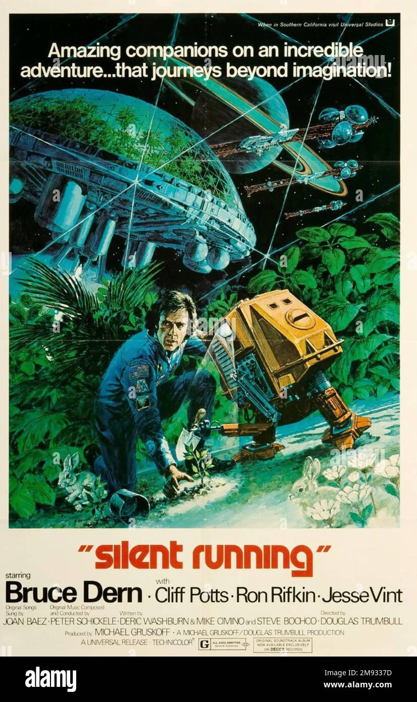 SILENT RUNNING 1972 Universal Pictures film with Bruce Dern Stock Photo