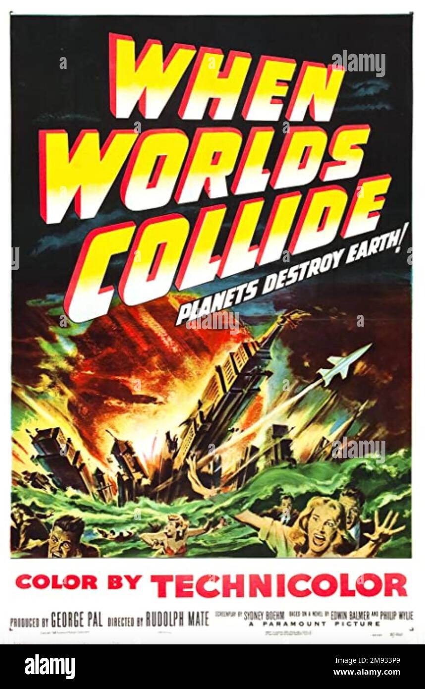 WHEN WORLDS COLLIDE 1951 Paramount Pictures film. Stock Photo
