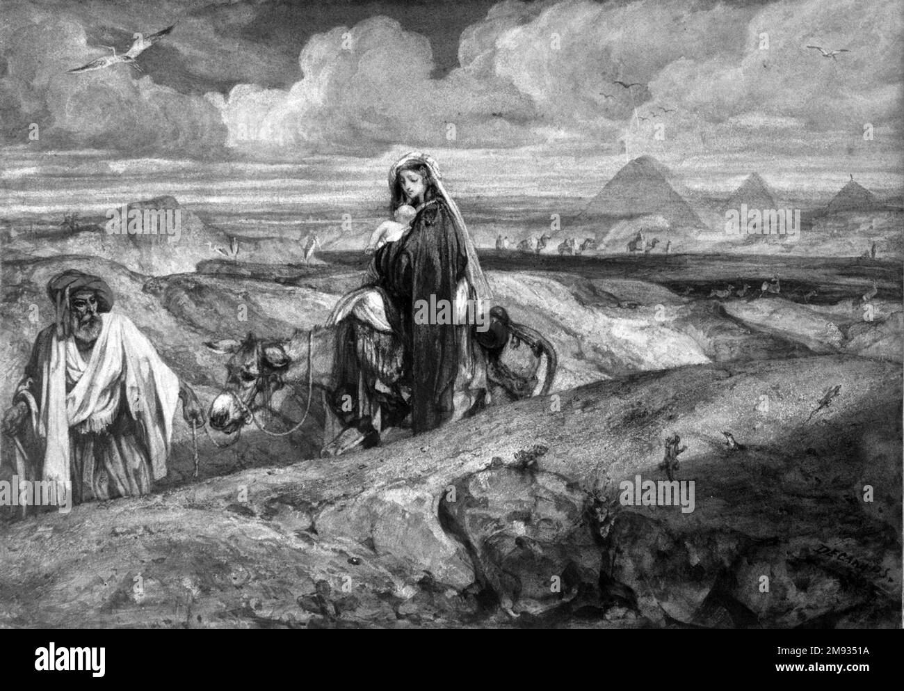 Fuite en egypt Black and White Stock Photos & Images - Alamy