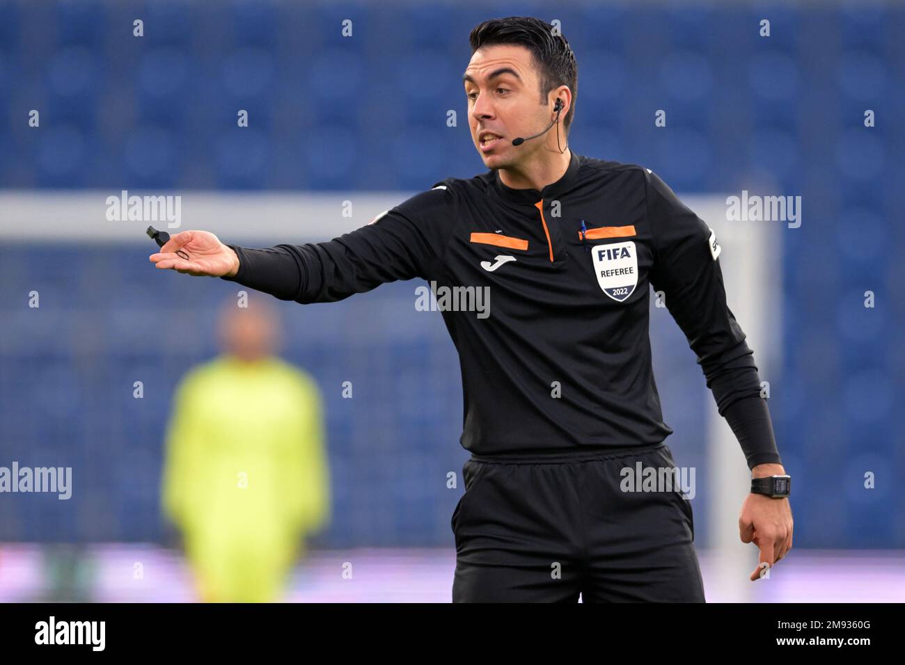 ISTANBUL Referee Arda Kardesler during the Turkish Super Lig match