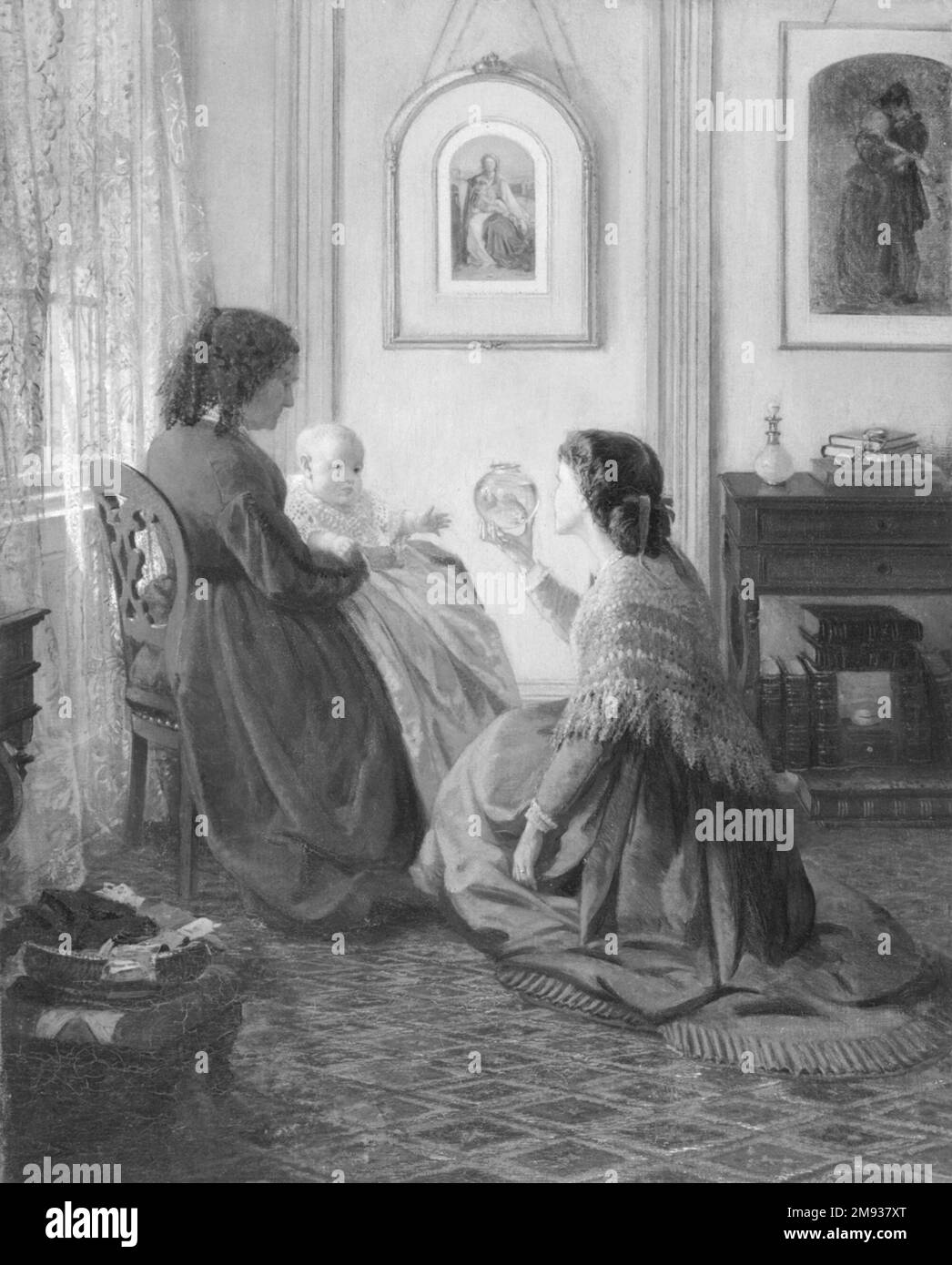 The Shattuck Family, with Grandmother, Mother and Baby William Aaron