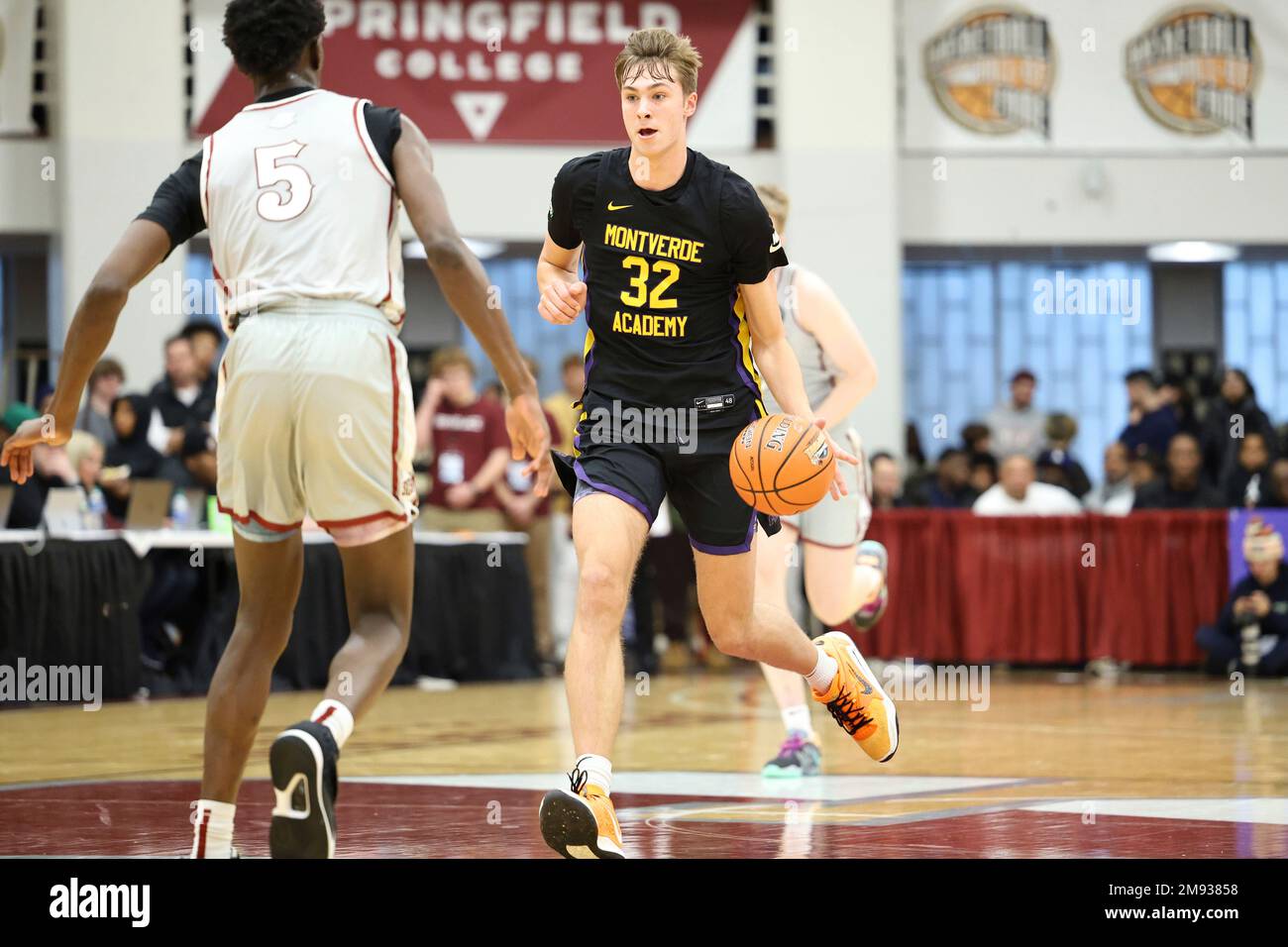 Monteverde's Cooper Flagg 32 in action against Sunrise Christian